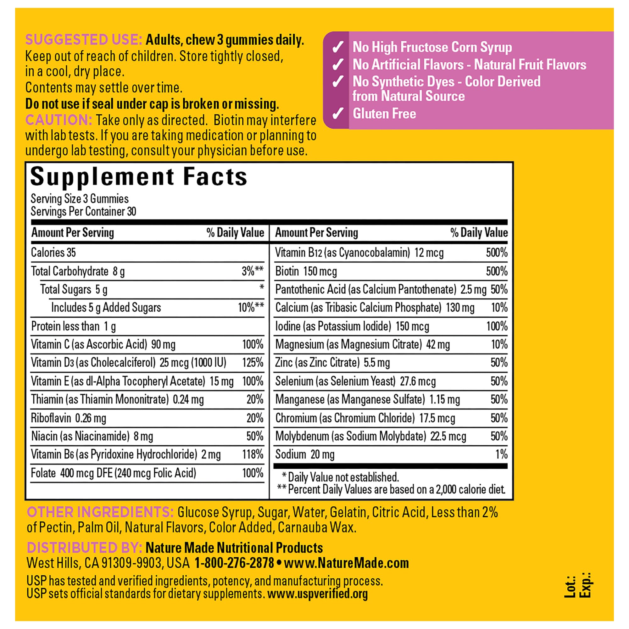 Nature Made Advanced Womens Gummy Multivitamins with Magnesium Citrate, Calcium, B Vitamins, Multivitamin Gummies for Women, 90 Multi Vitamin Gummies, 30 Day Supply Nature Made Au supplements