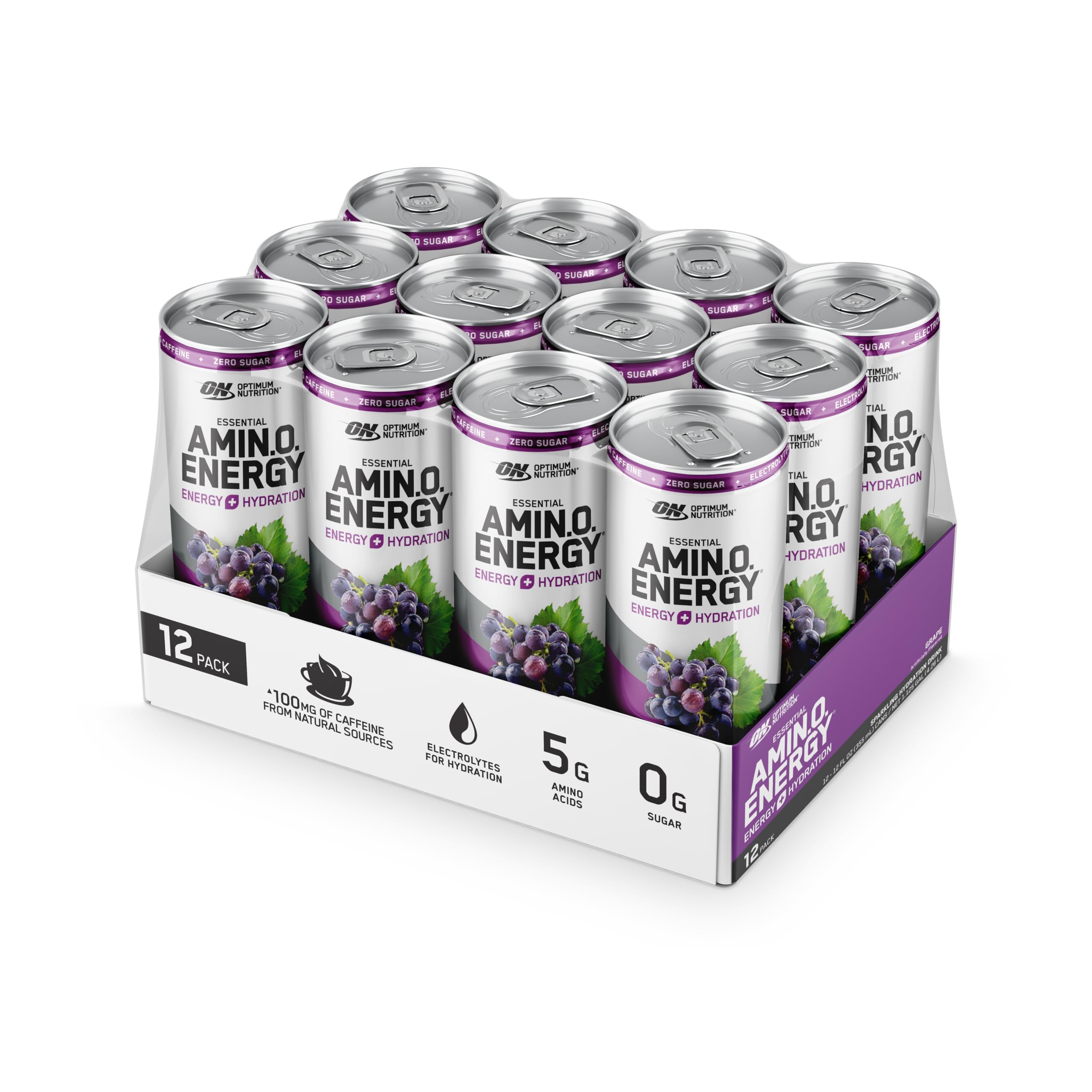 Optimum Nutrition Amino Energy Sparkling Hydration Drink, Electrolytes, Caffeine Optimum Nutrition Au supplements