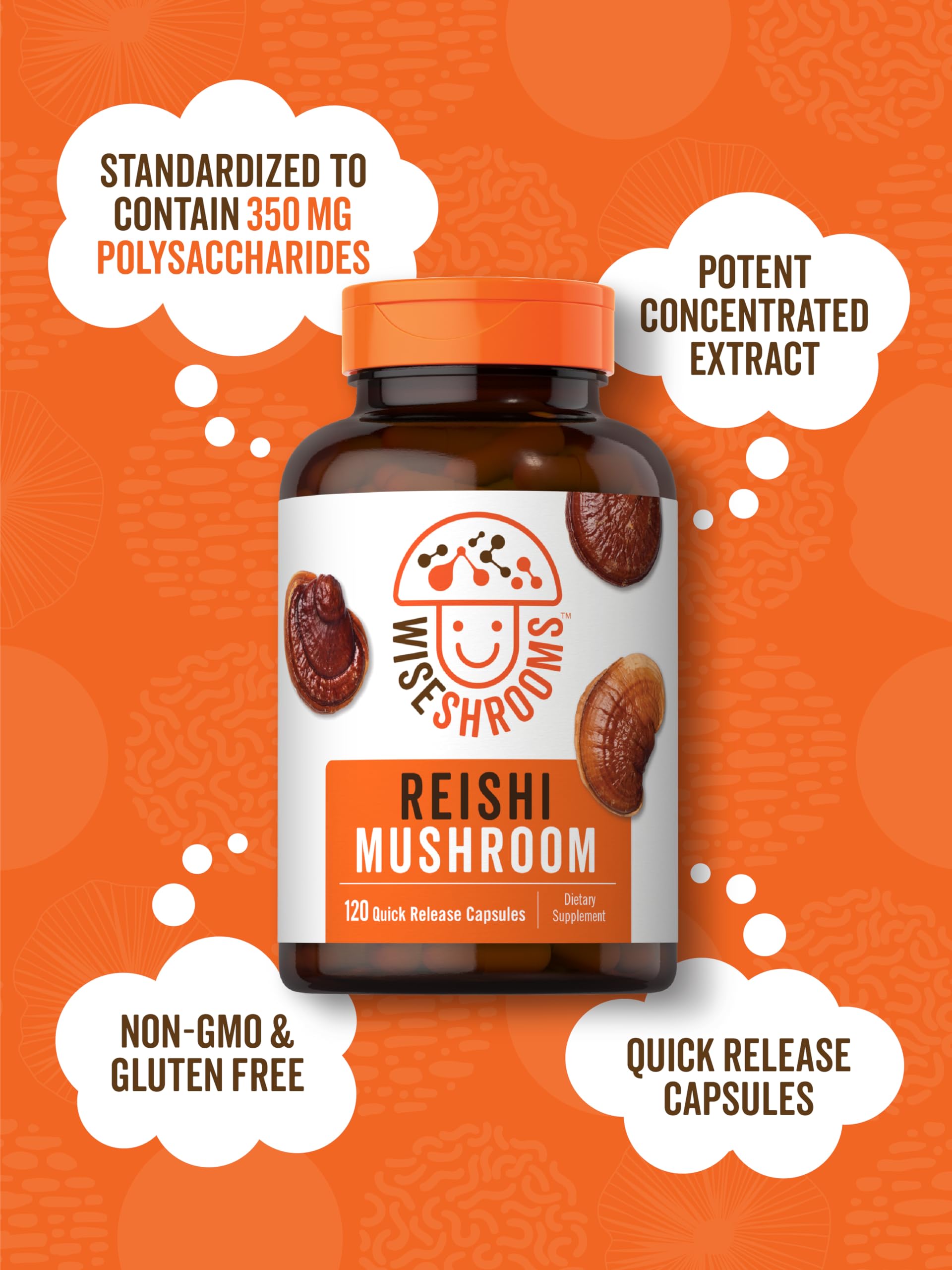 Carlyle Reishi Mushroom Capsules 5000 mg |120 Count | Non-GMO and Gluten Free Extract Carlyle Au supplements