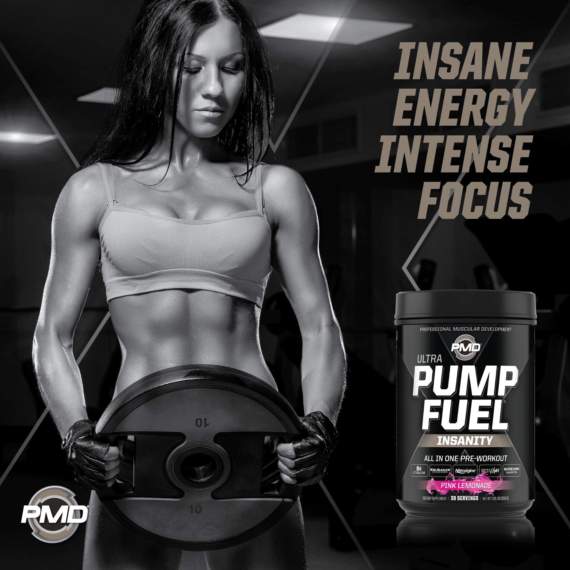 PMD Sports Ultra Pump Fuel Insanity - Pre Workout – Pink Lemonade (30 Servings) Sports PMD Au supplements