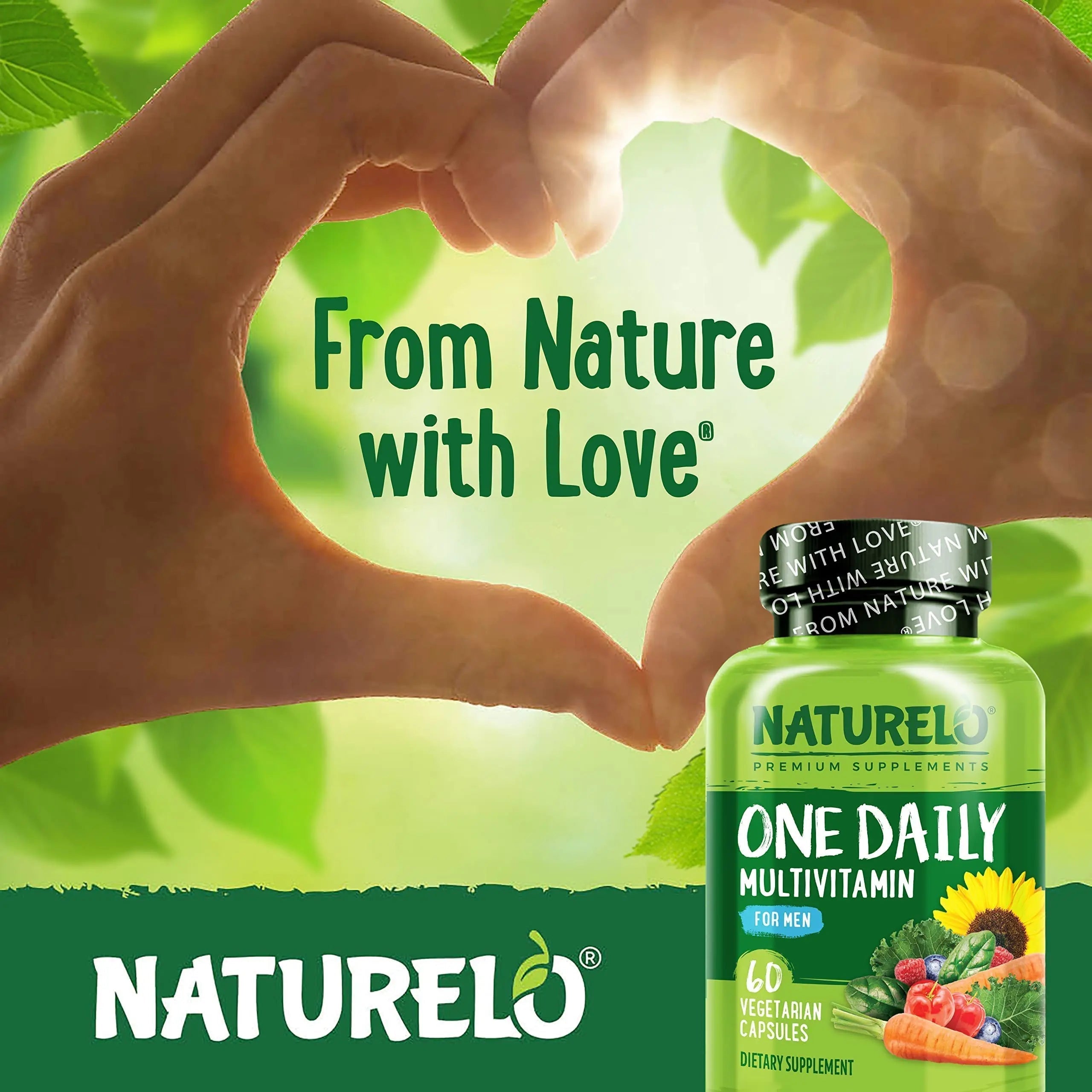NATURELO Mens Multivitamins - One Daily Multivitamin for Men with Vitamins, Minerals & Organic Whole Foods, Boost Energy & Health NATURELO Au supplements