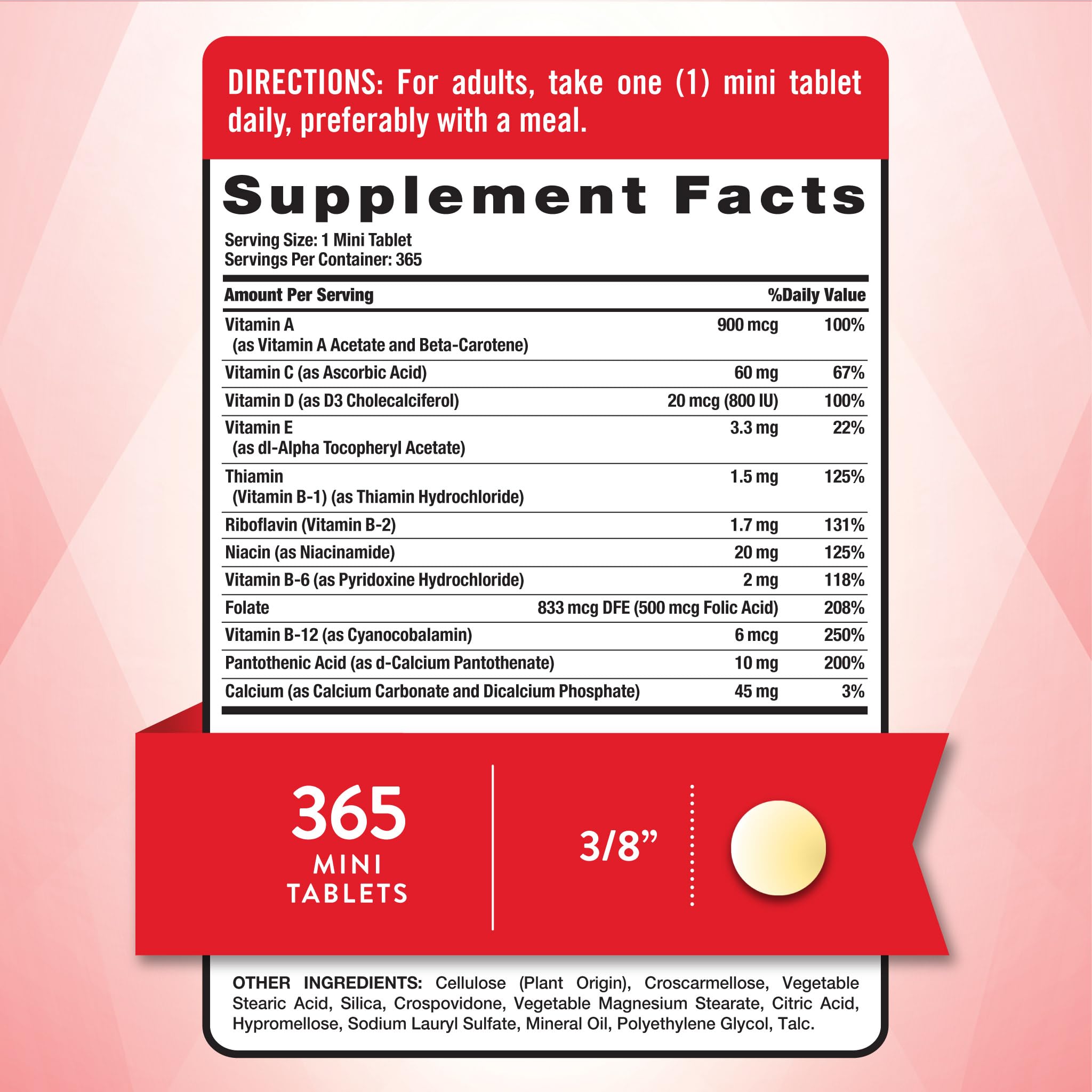 Nature's Truth One Daily Multivitamin for Men and Women | 365 Mini Tablets | Non-GMO & Gluten Free Supplement Nature's Truth Au supplements