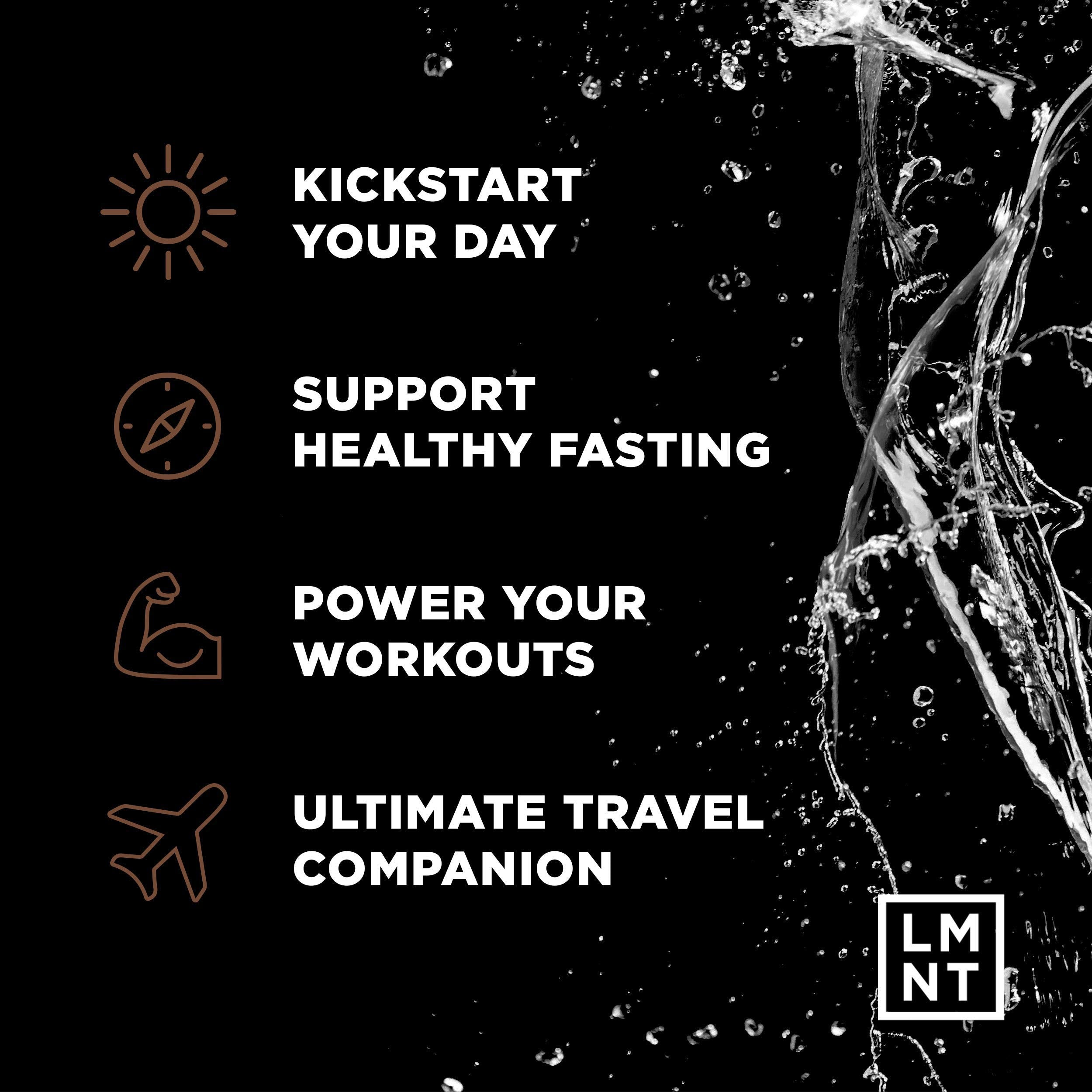 LMNT Zero-Sugar Electrolytes - Hot Chocolate Salt - Hydration Powder Packets Drink LMNT Au supplements
