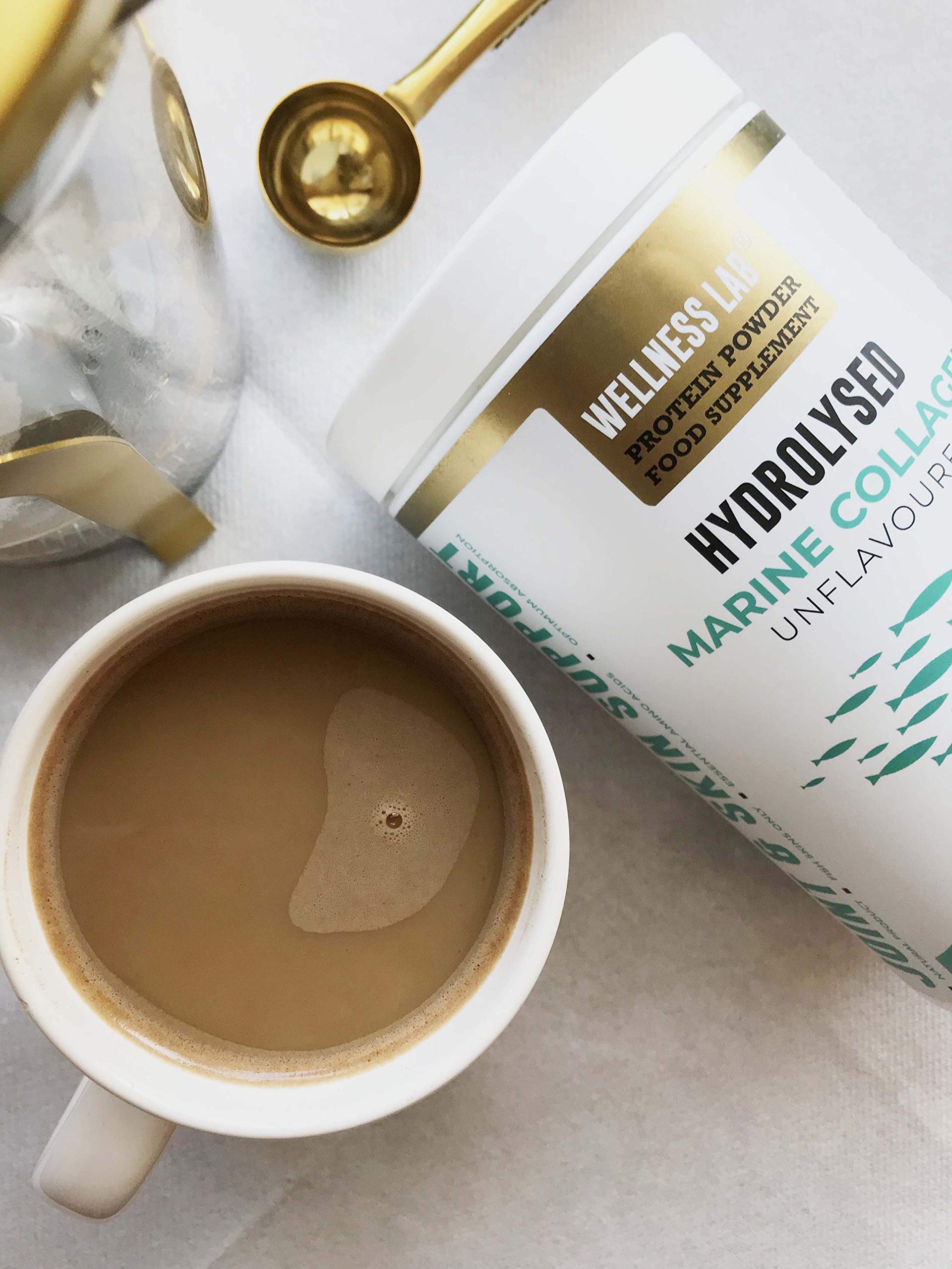 Cleanest Marine Collagen Peptides | Wellness Lab 454g | Type I,III | Highest Bioavailability Hydrolysed Protein Wellness Lab Au supplements