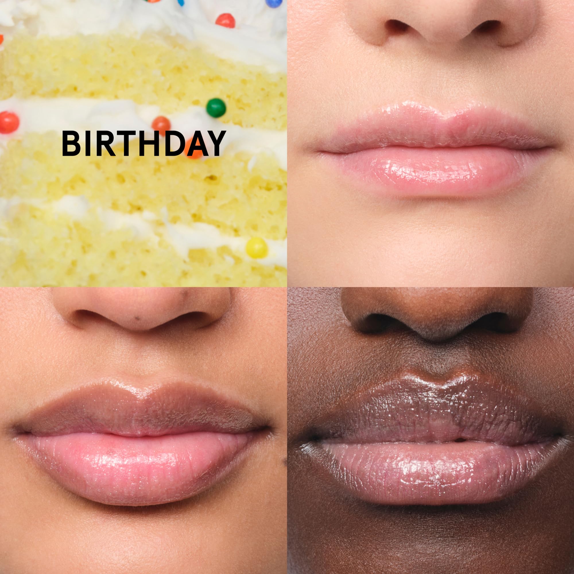Glossier Balm Dotcom Hydrating Lip Balm - Universal Salve, Up to 12Hr Moisture - Lanolin, Beeswax & Castor Oil for Dry Lips, Cuticles & Skin - Birthday, Clear Soft Shimmer, 15ml Glossier Au supplements