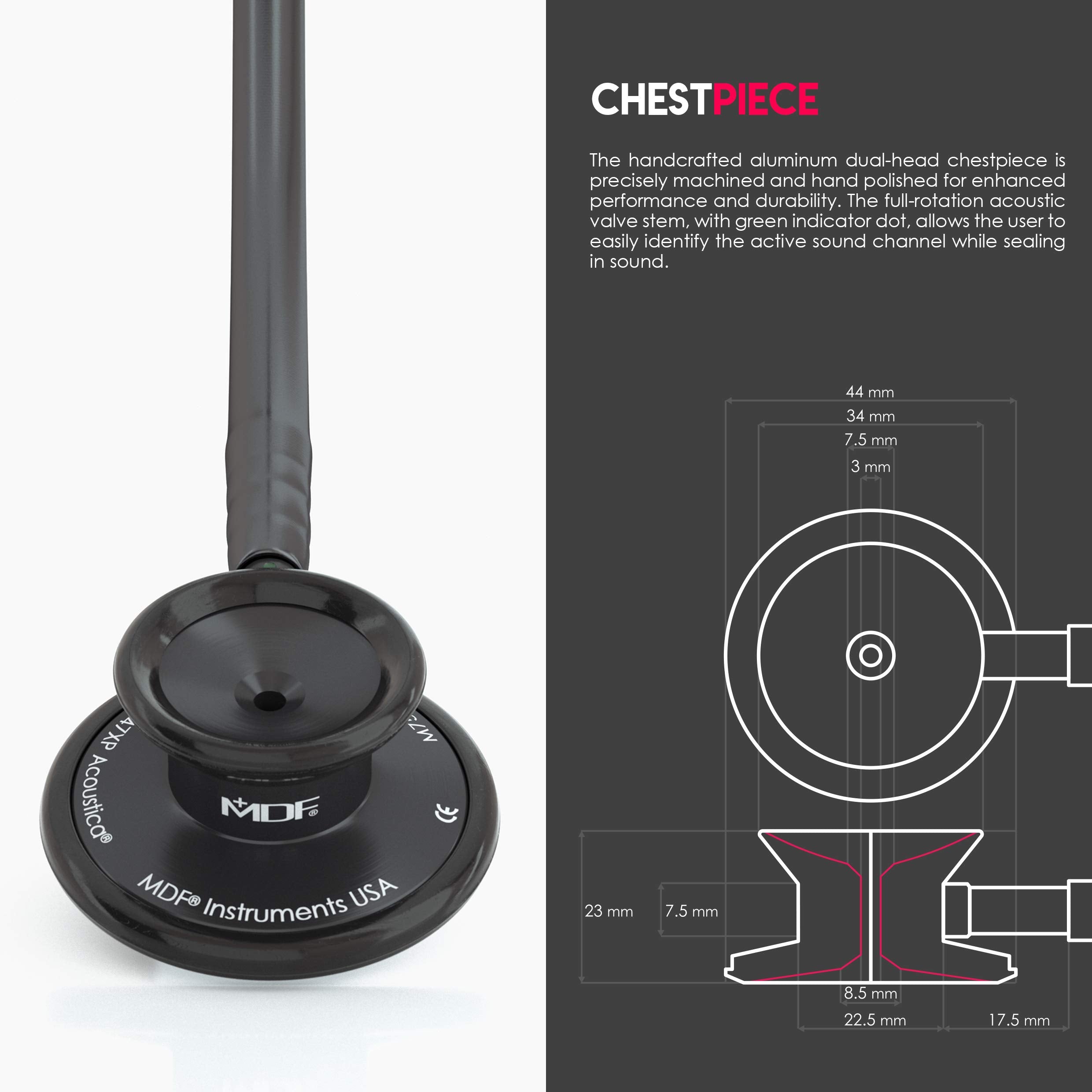MDF Acoustica Lightweight Stethoscope for Doctors, Nurses, Students MDF Instruments Au supplements