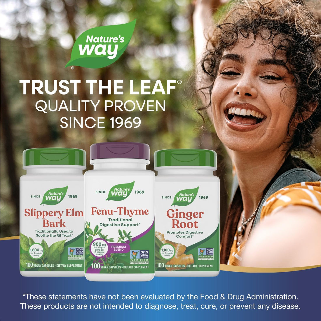 Nature's Way Fenu-Thyme - Traditional Digestive Support Blend* - 900 mg of Thyme & Fenugreek per 2-Capsule Serving - Non-GMO Project Verified & Dairy Free - 100 Vegan Capsules Nature's Way Au supplements