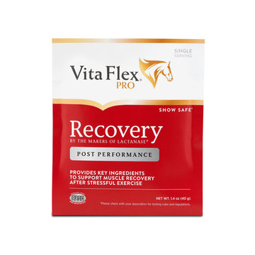 Vita Flex Pro Recovery by the Makers of Lactanase, Post Performance Horse Supplements 40 g, Show Safe Muscle Recovery Supplements, Amino Acids for Horses, Strength & Joint Health Vita Flex Au supplements