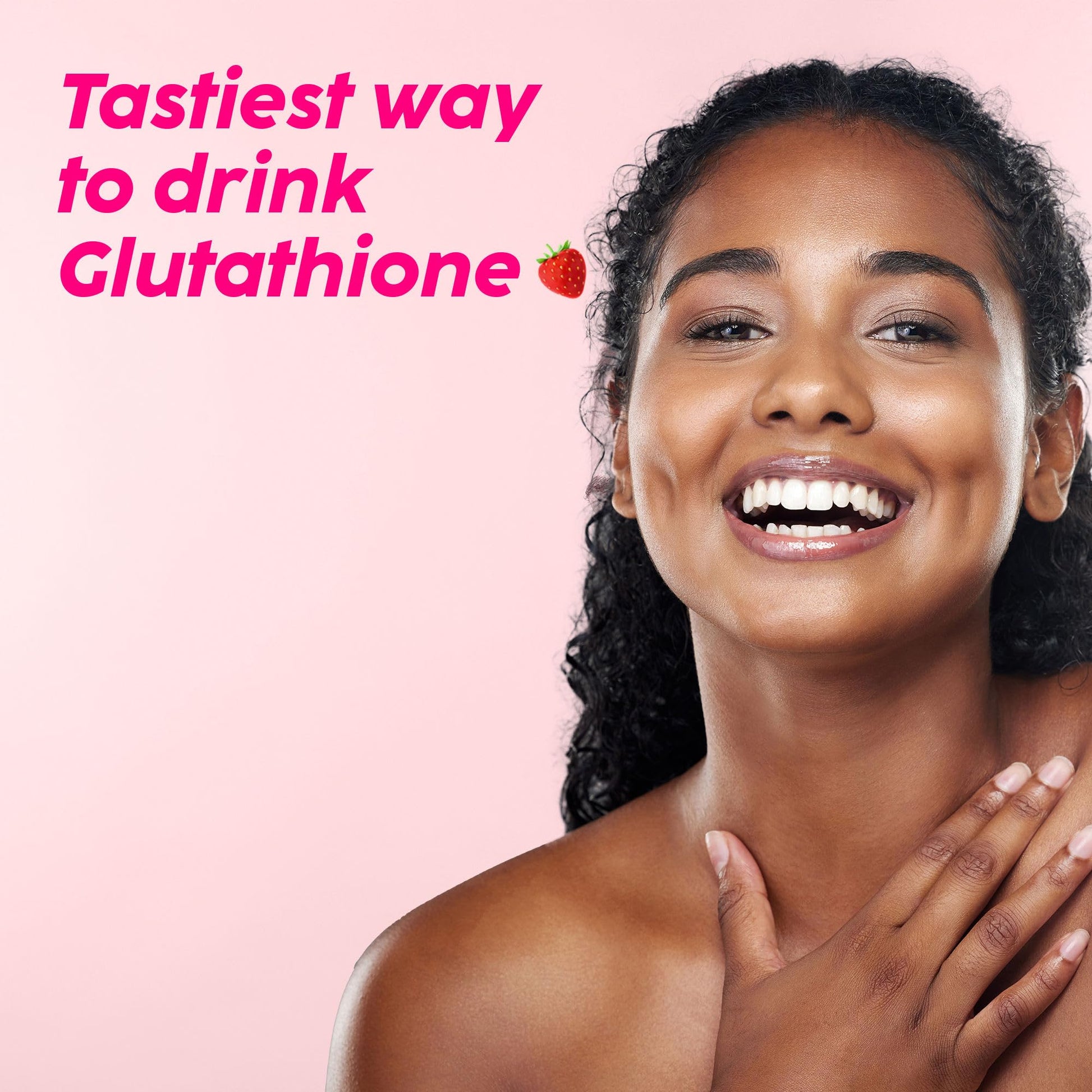 PLIX Glowy Skin 500mg Glutathione Supplement with Hyaluronic Acid, Vitamin C, E & Berries | 30 Effervescent Tablets, Strawberry Flavor PLIX - THE PLANT FIX Au supplements