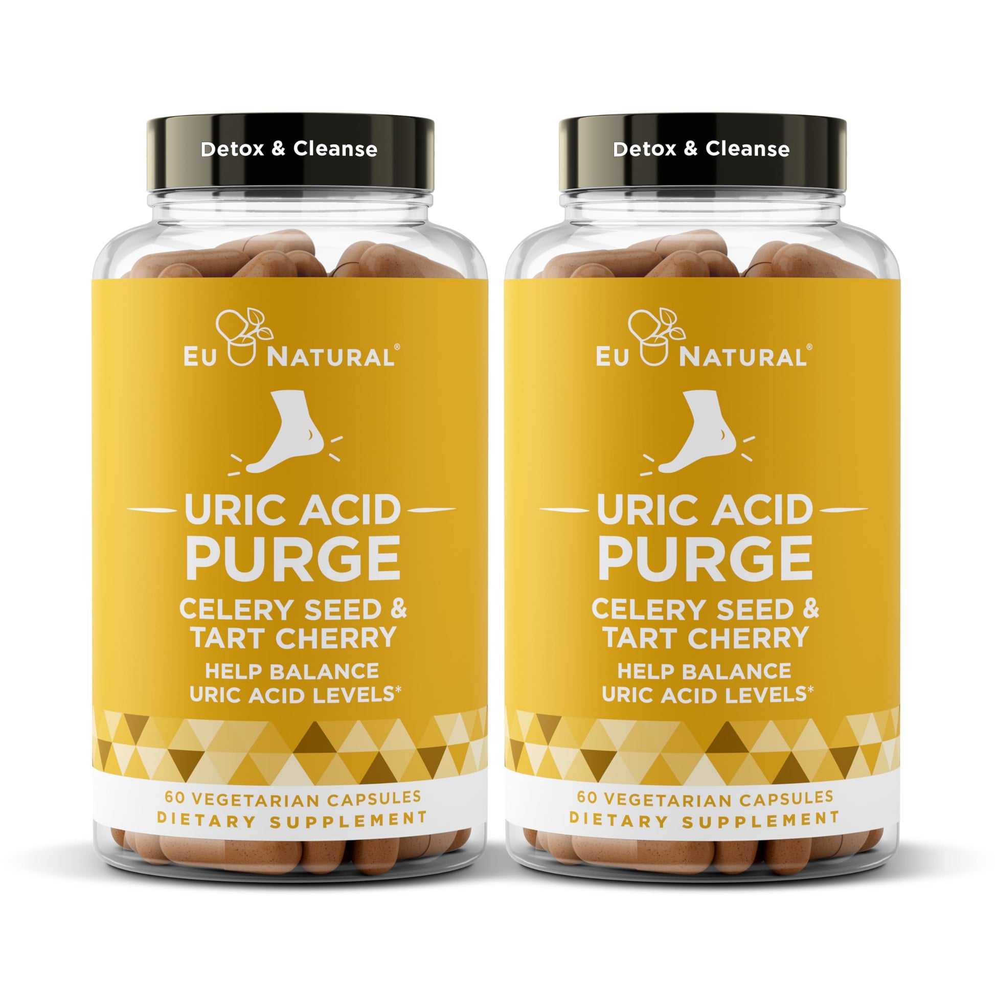 Purge! Uric Acid Flush – Eat & Drink What You Want – Detox and Cleanse with Celery Seed Extract Eu Natural Au supplements