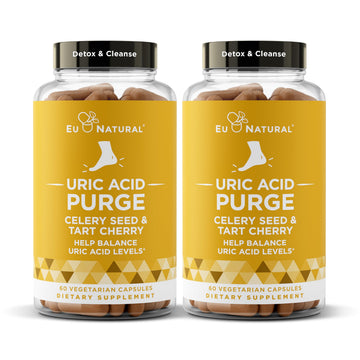 Purge! Uric Acid Flush – Eat & Drink What You Want – Detox and Cleanse with Celery Seed Extract Eu Natural Au supplements