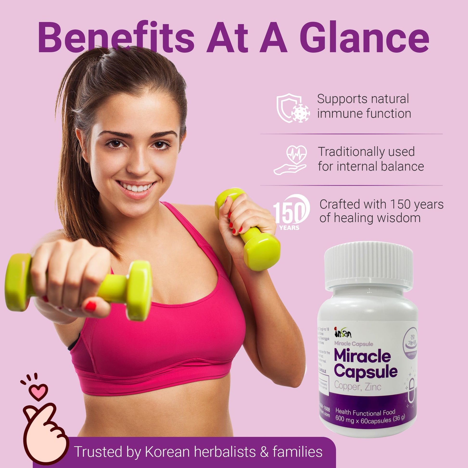 INSANORIGINS Miracle Capsule Immune Defense Support Supplement 18g (600mg - 30 Capsules) [Starter Pack] INSANORIGINS Au supplements