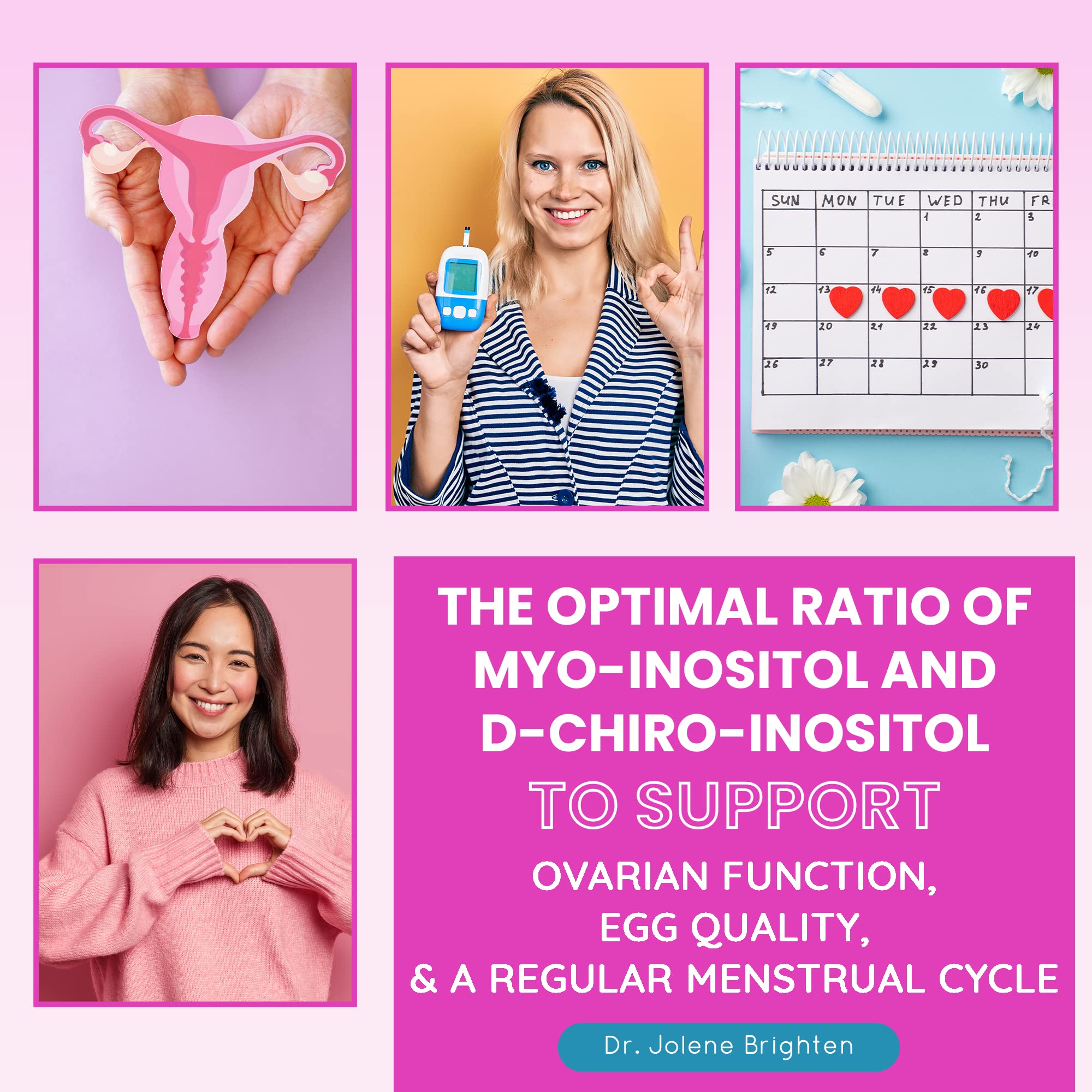Dr. Brighten Myoinositol Plus - Doctor Formulated Ratio of Myo- and D-Chiro-Inositol Dr. Brighten Au supplements