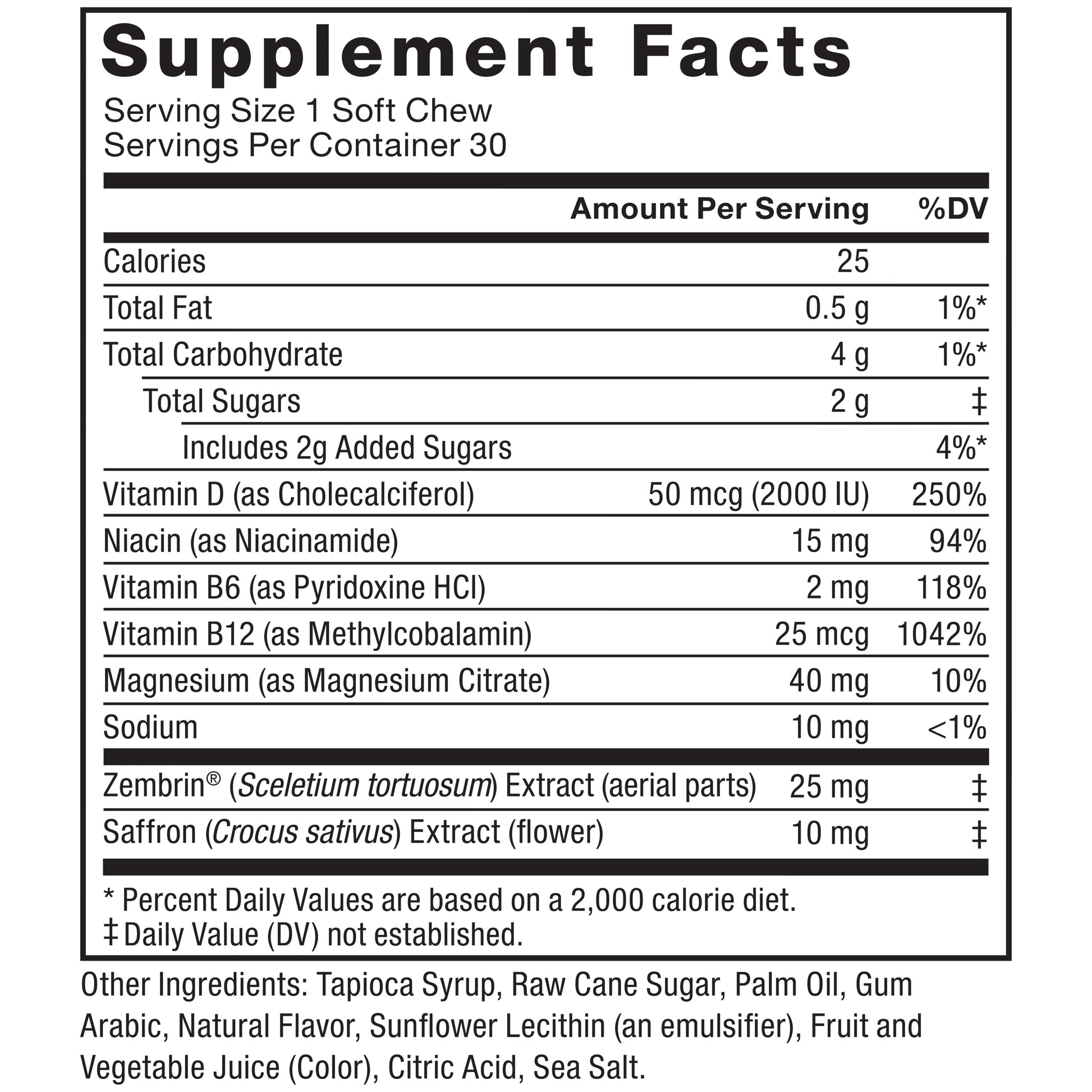 FORCE FACTOR Happy Mood, Mood Support and Mood Balance Supplement to Support Happiness, Positivity, and Stress, Made with Magnesium, Saffron, Zembrin, Non-GMO, Tropical Fruit Flavor, 30 Soft Chews Force Factor Au supplements
