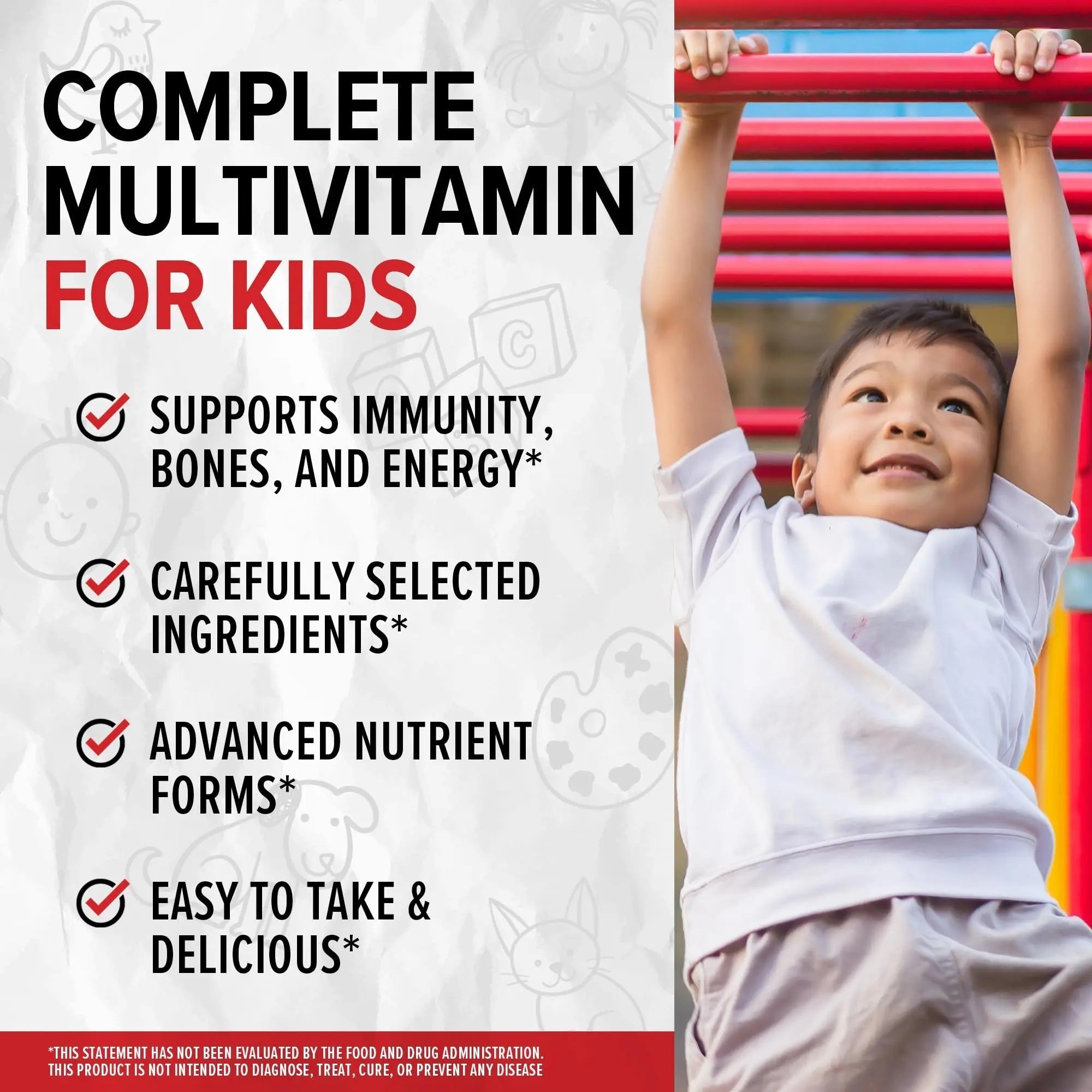 10X Health Children’s Methylated Multivitamin Gummies - 60 Count Kids Multivitamin Gummies, Complete Daily Nutrition 10X Health System Au supplements