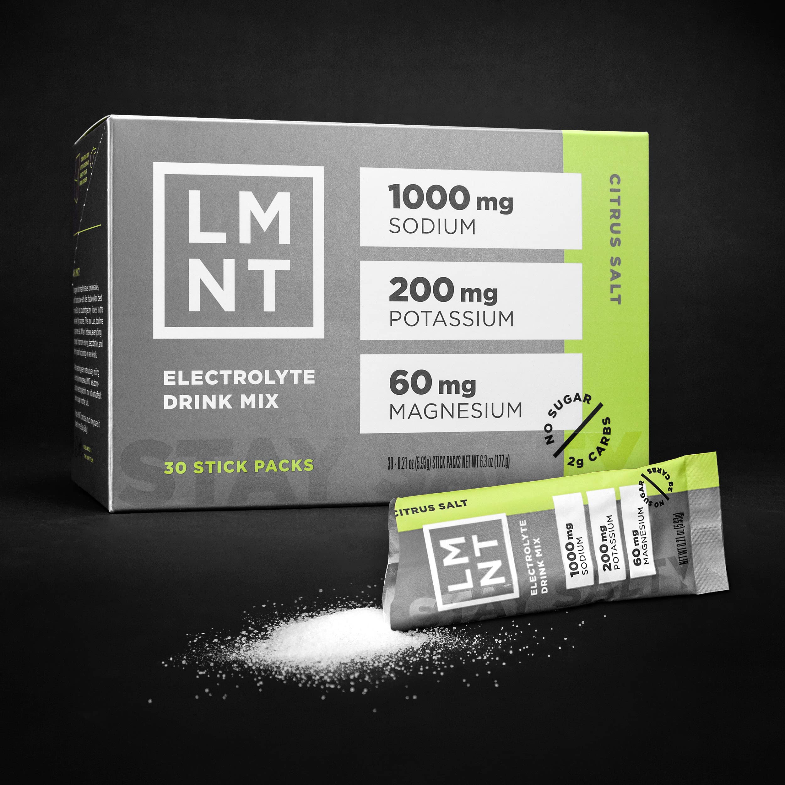 LMNT Zero-Sugar Electrolytes - Citrus Salt - Hydration Powder Packets | No Dodgy Ingredie Drink LMNT Au supplements
