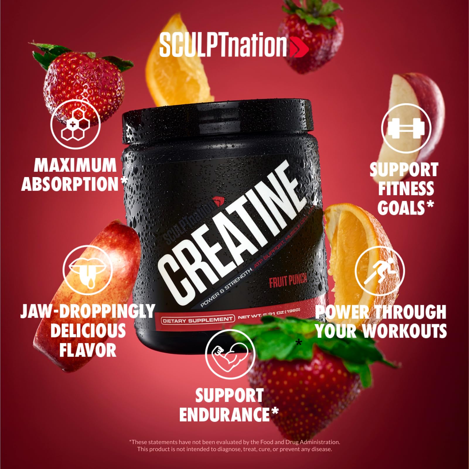 Sculpt Nation by V Shred Creatine - Premium Creatine Monohydrate Powder Sculpt Nation Au supplements