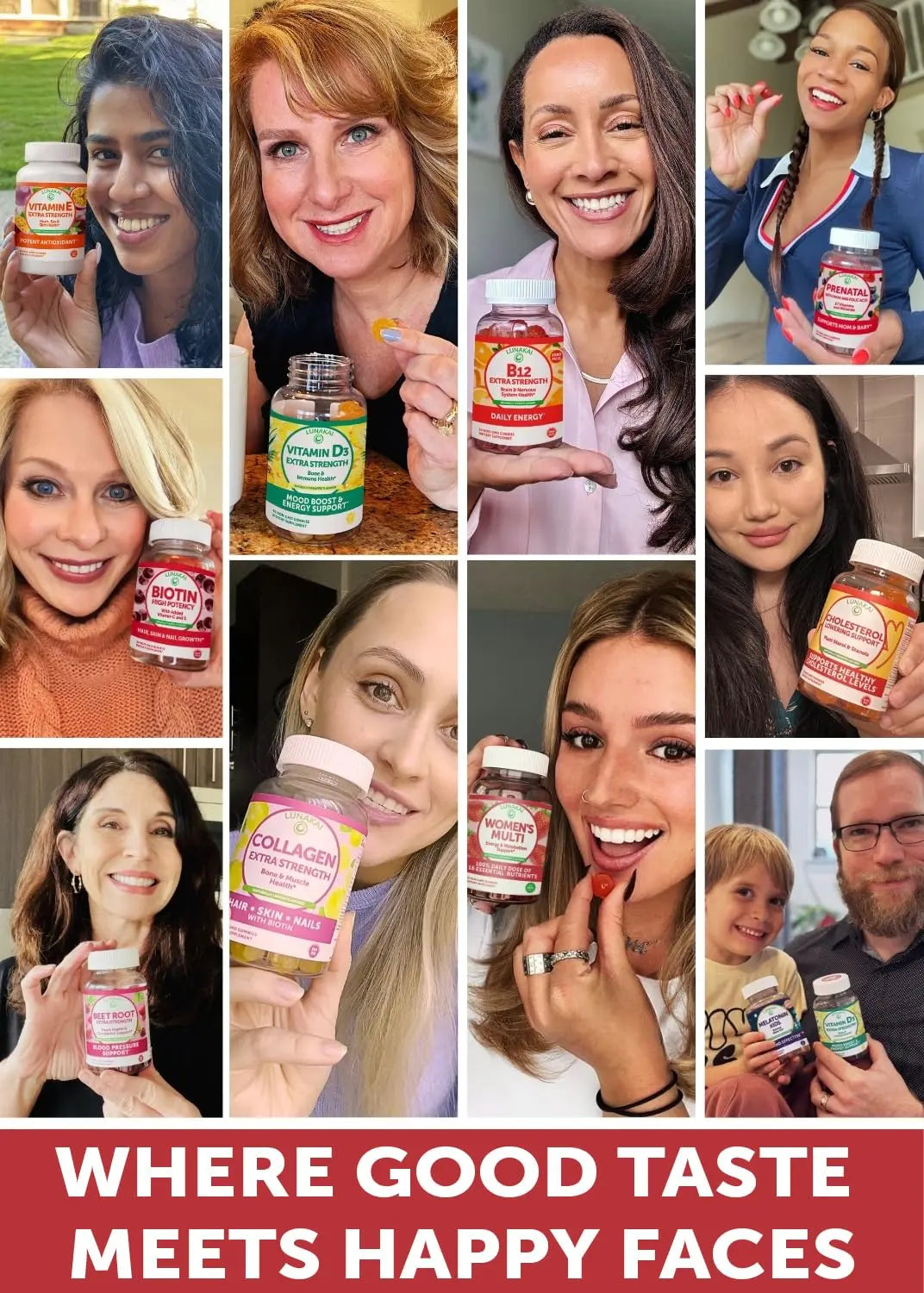 Lunakai USA Made Womens Multivitamin Gummies - Delicious Daily Dose with 16 Multi Vitamins for Women Lunakai Au supplements