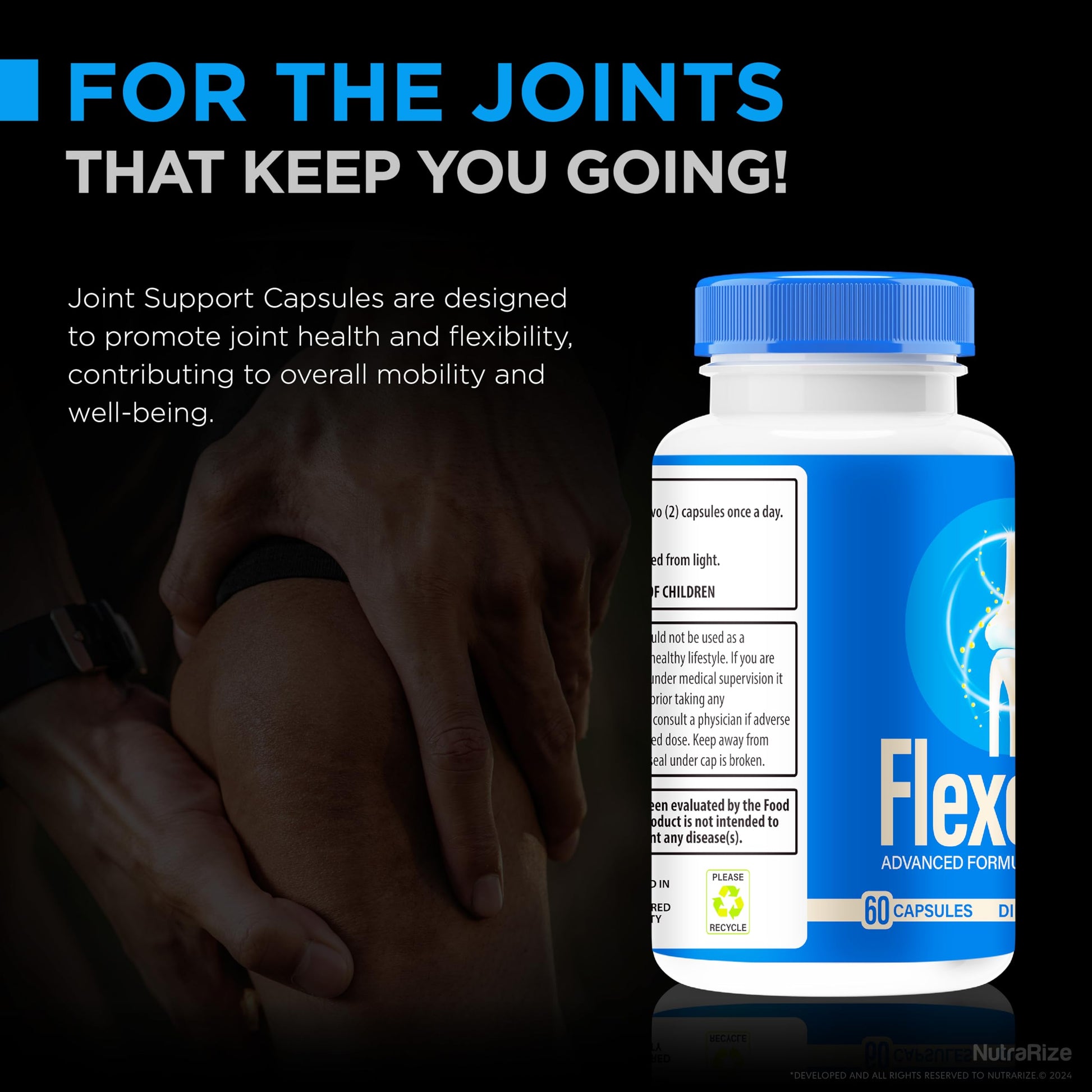 NutraRize (2 Pack) Flexopril Ultra Capsules, Official Flexopril for Joint Support, All-Natural Formula to Fortify Bones and Bolster Flexibility, Premium FlexoprilUltra Pills Review (120 Capsules) NutraRize Au supplements