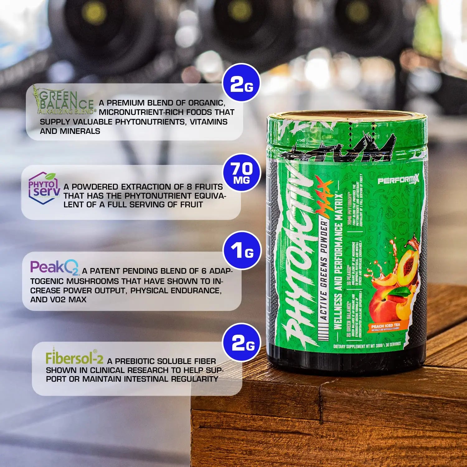 Performax Labs PhytoactivMax Active Greens Powder Wellness and Performance Matrix | Phytonutrients – Overall Health | 30 Servings (Strawberry Pineapple) Performax Labs Au supplements