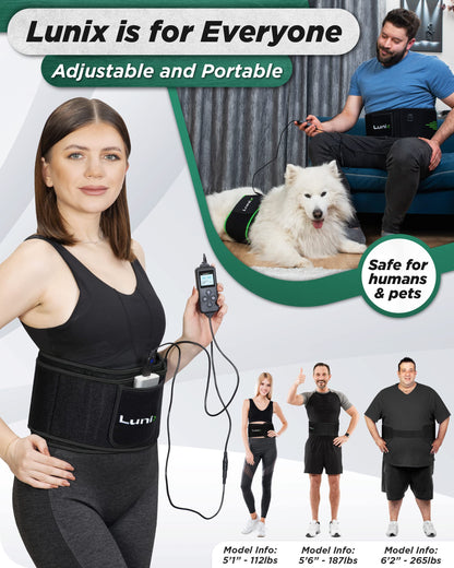 Lunix LX16 Red Light Therapy Belt, Near Infrared Light and Red Light Therapy to Improve Circulation LunixUS supplements