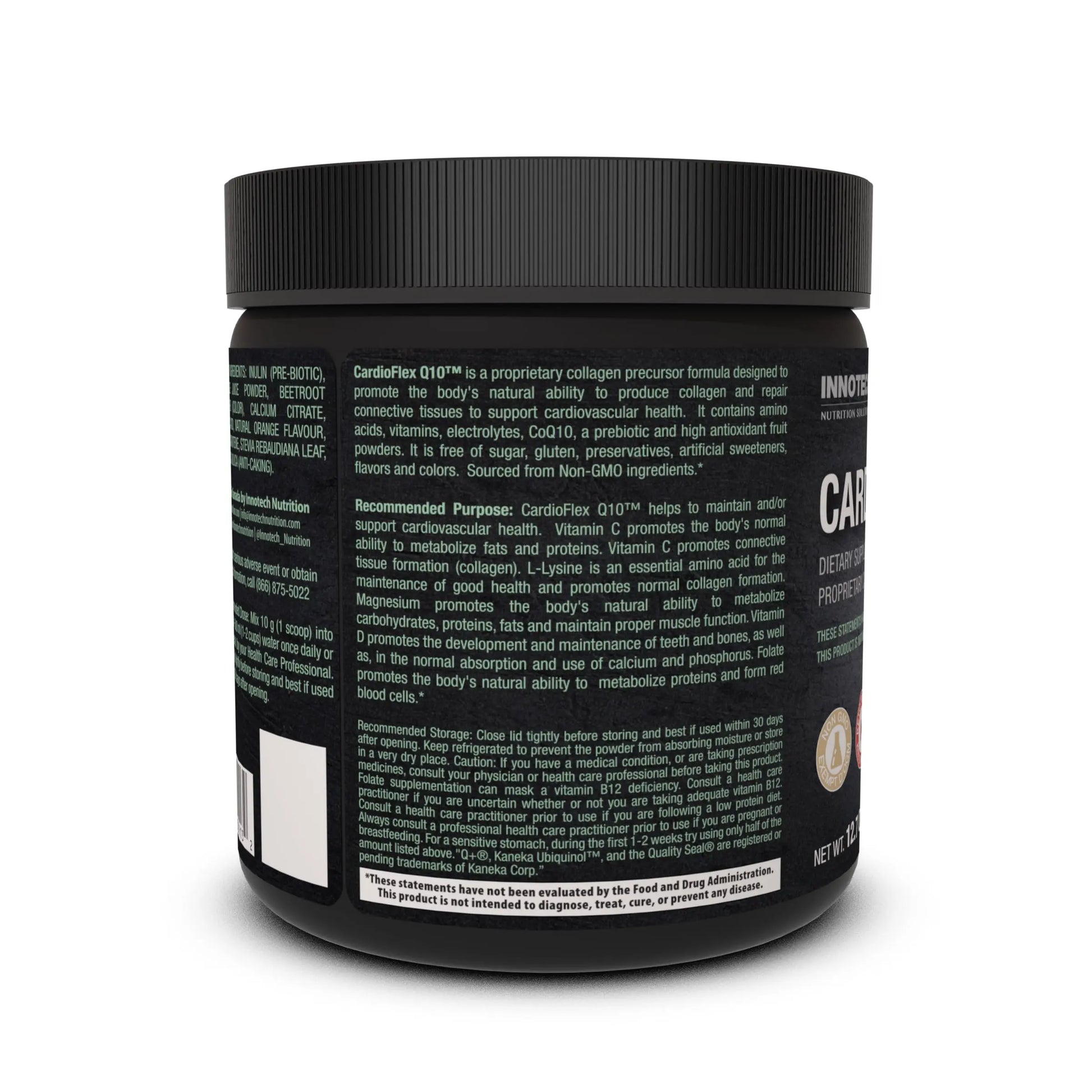 Innotech Nutrition CardioFlex Q10 Heart Health & Energy Support CoQ10 Amino Acids & Electrolytes Orange 360g Innotech Nutrition Solutions Au supplements