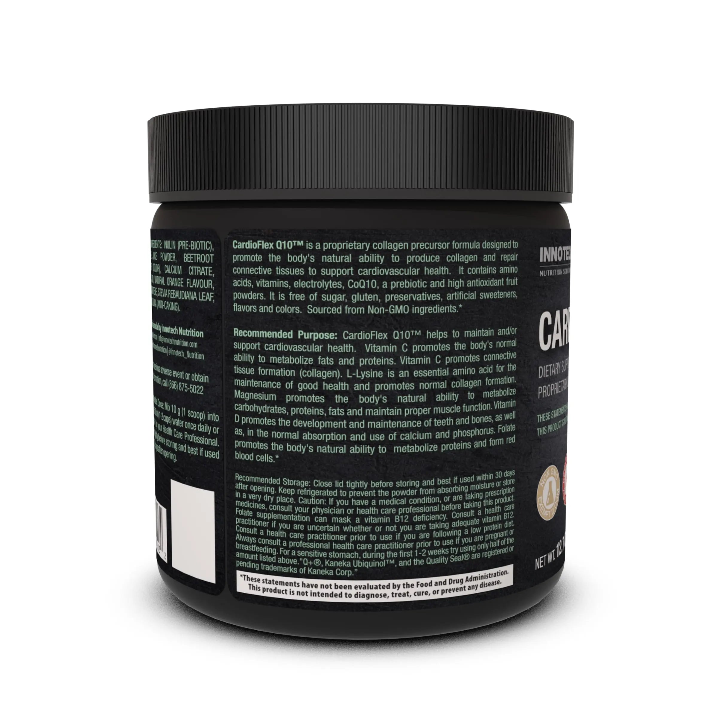 Innotech Nutrition CardioFlex Q10 Heart Health & Energy Support CoQ10 Amino Acids & Electrolytes Orange 360g Innotech Nutrition Solutions Au supplements