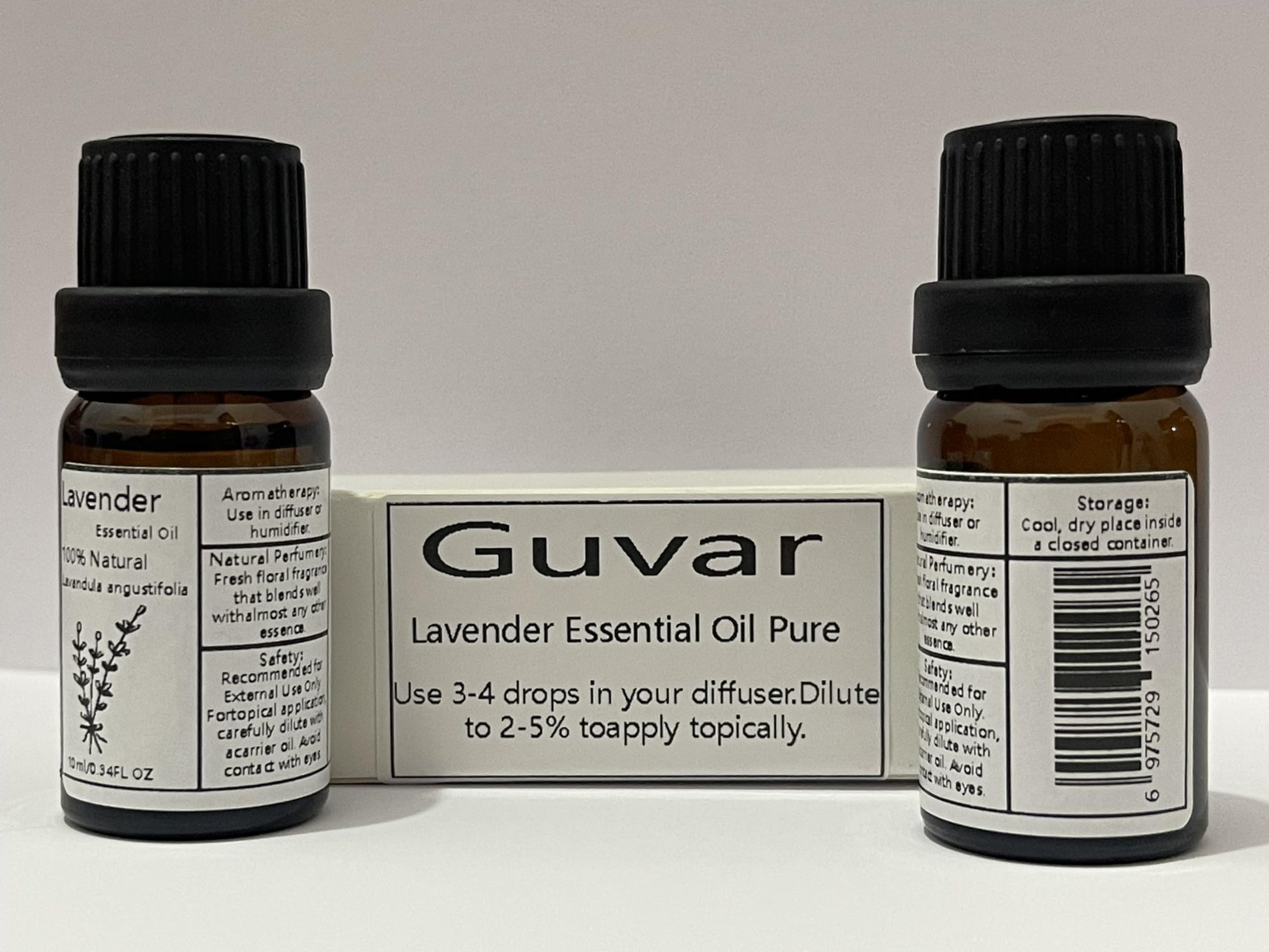 Guvar Lavender Essential Oil Pure for Diffuser for Aromatherapy and Home 100% Pure Natural Extraction Guvar Au supplements
