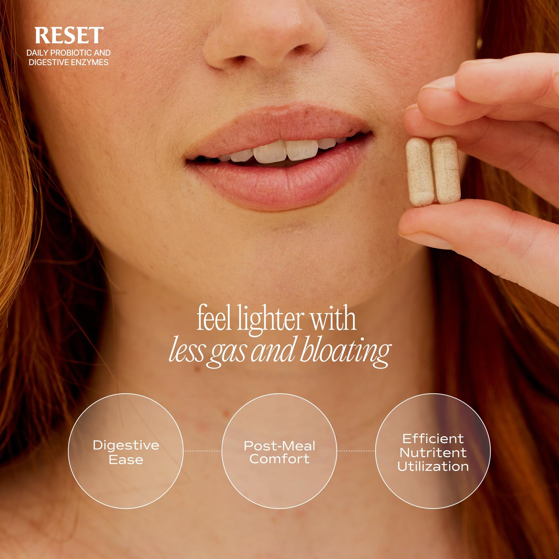 Reset Daily Probiotic + Prebiotic Plant Digestive Enzymes – Advanced Gut Reset for Women – Bloating Relief, Weight Management, Digestion, Gut Health – Vegan, Shelf-Stable – 60 Capsules (30-Day Supply) Paulina FITNESS Au supplements