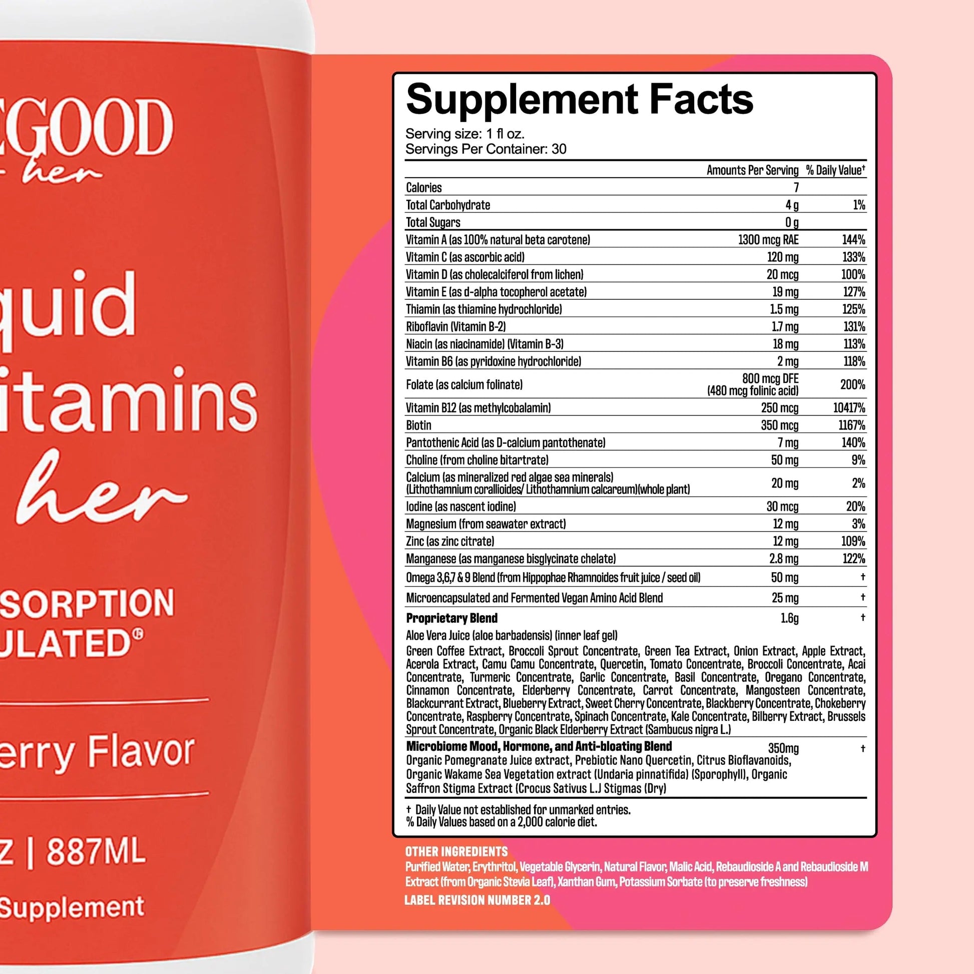 PureGood Women’s Liquid Multivitamin | 70+ Nutrients, Superfoods & Omegas | High Absorption Daily Supplement | PureGood Au supplements