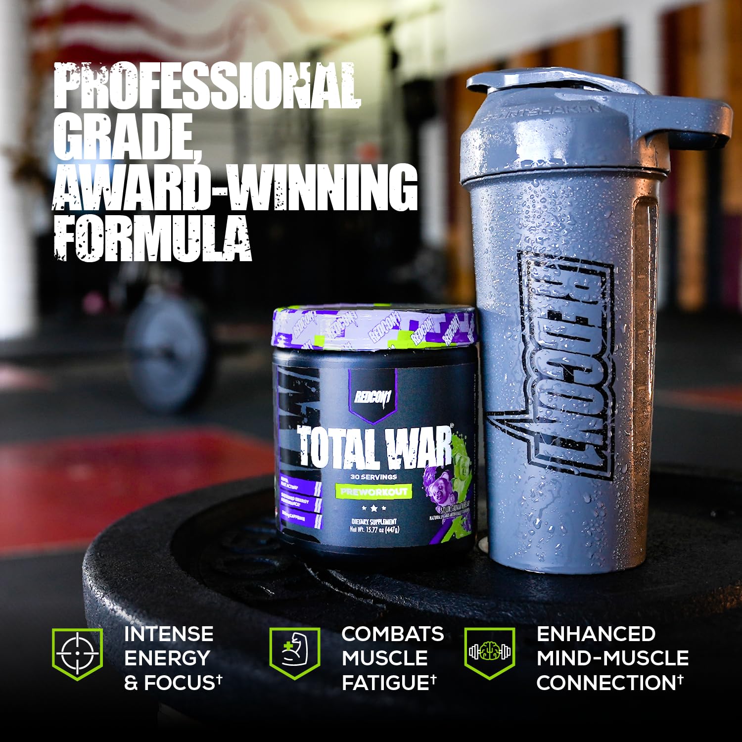 REDCON1 Total War Preworkout - Contains 320mg of Caffeine from Green Tea, Juniper REDCON1 Au supplements