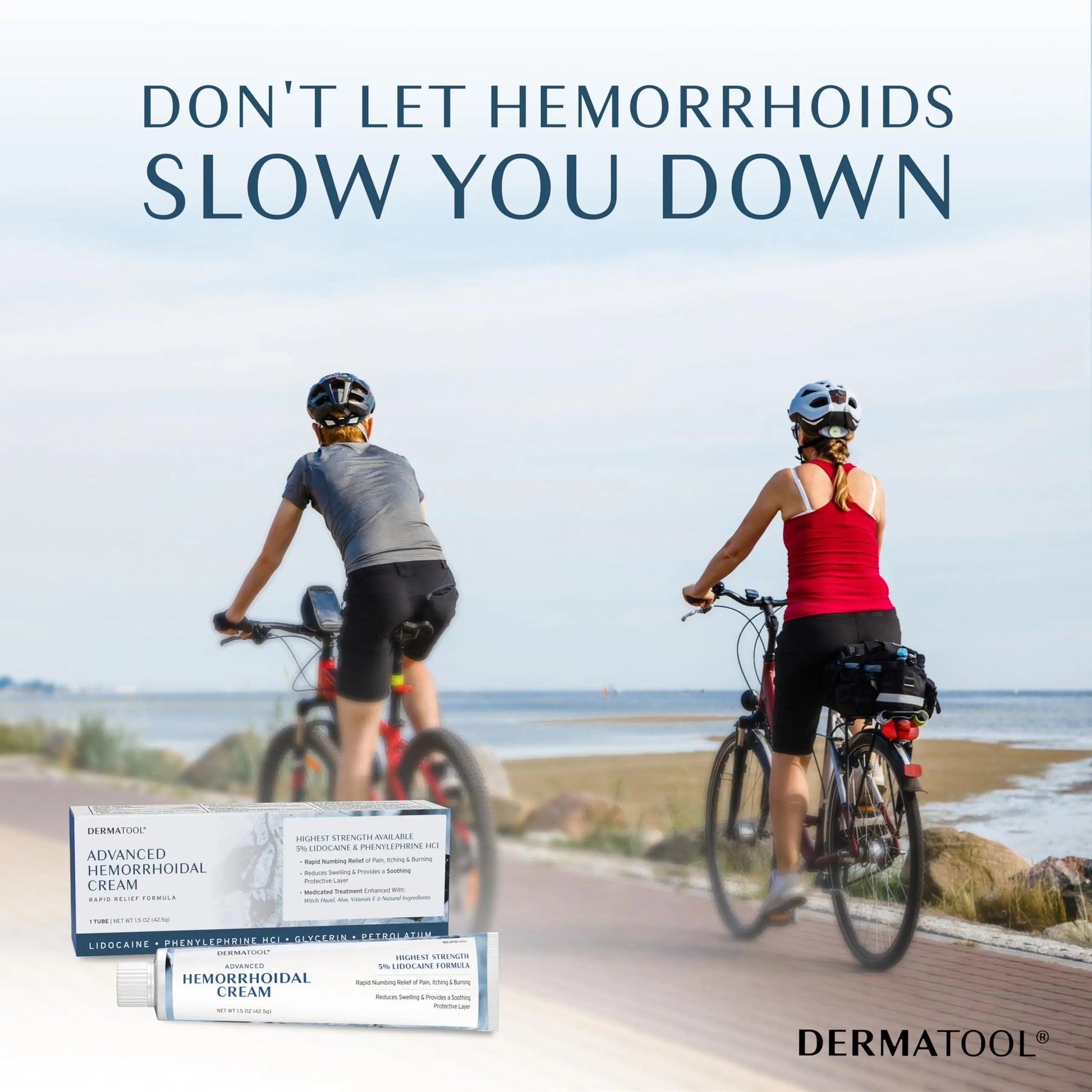 Hemorrhoid Treatment - Advanced Hemorrhoid Cream 5% Lidocaine & Phenylephrine - Hemorrhoid Shrinking Treatment - Rapid Relief of Pain, Swelling, Bleeding, Itching and Burning - Fissure & Hemorrhoids DERMATOOL Au supplements