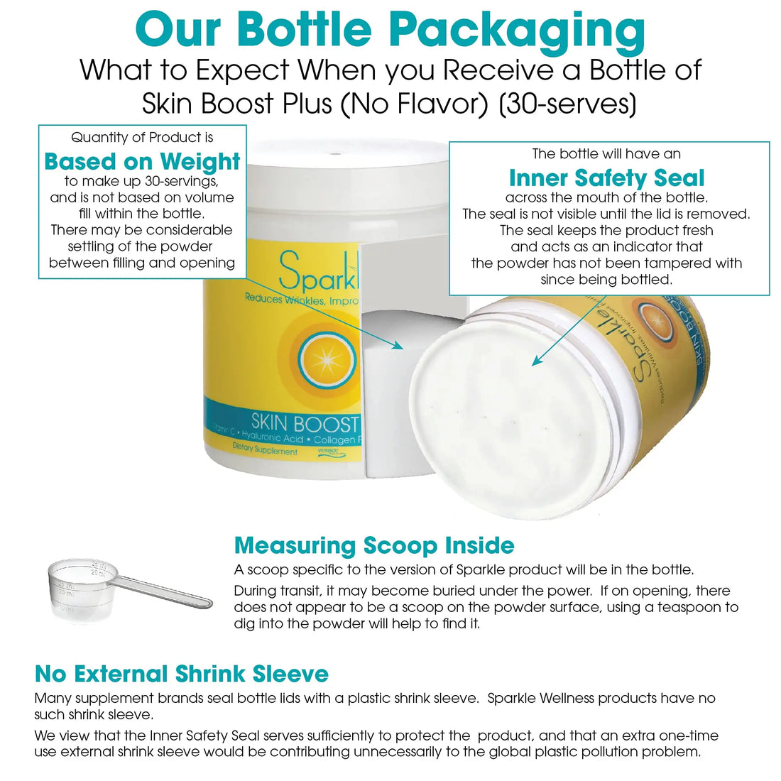 Hydrolyzed Collagen Powder - Sparkle Skin Boost Plus (No Flavor) [30-Serves] Verisol Pept Sparkle Collagen uk supplements