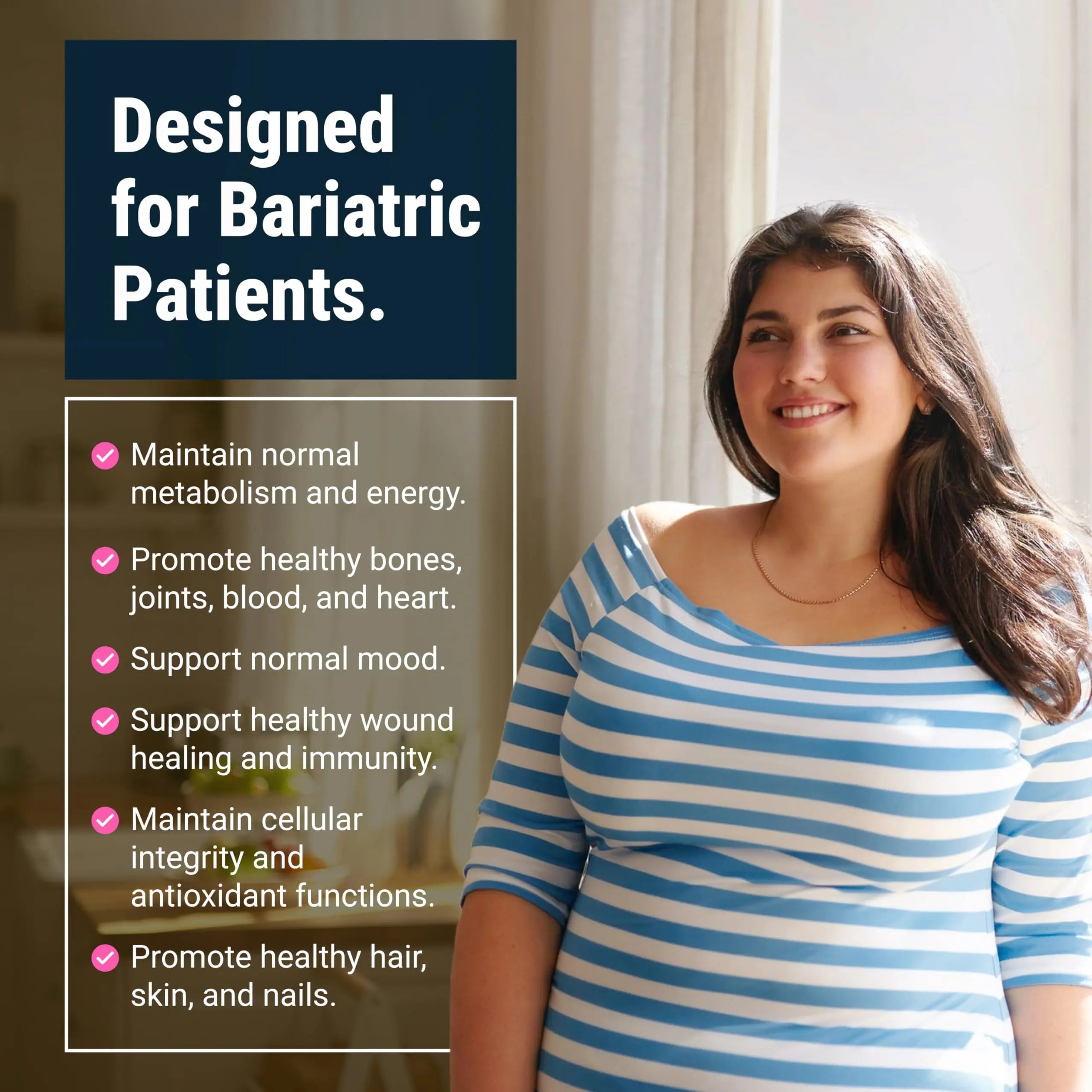 BariatricPal Multivitamin ONE 1 per Day! Bariatric Multivitamin Chewable with 45 mg of Iron | Orange Citrus | Vitamin for Bariatric Surgery Patients BariatricPal Au supplements