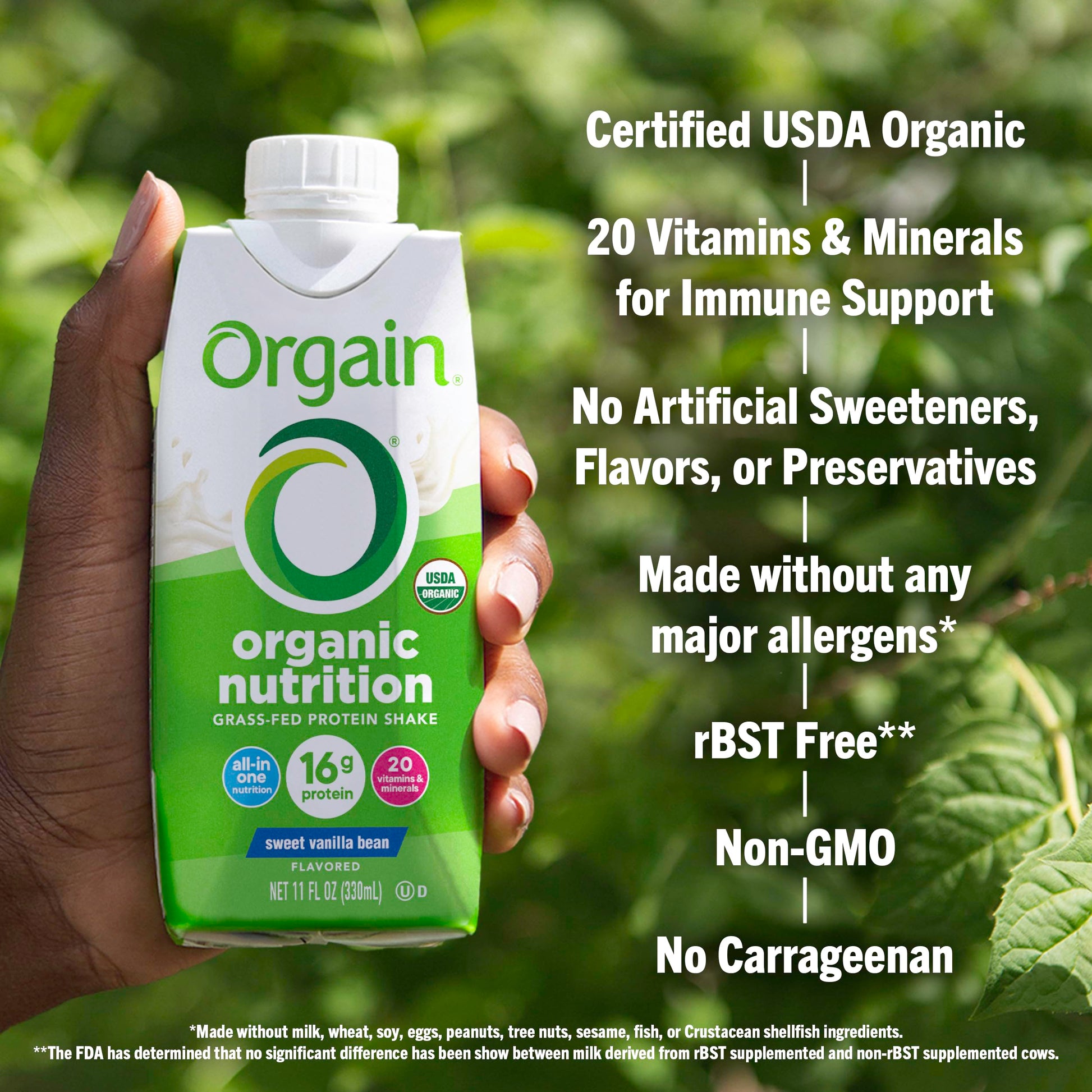 Orgain Organic Nutritional Protein Shake, Vanilla Bean - 16g Grass Fed Whey Protein Orgain Au supplements