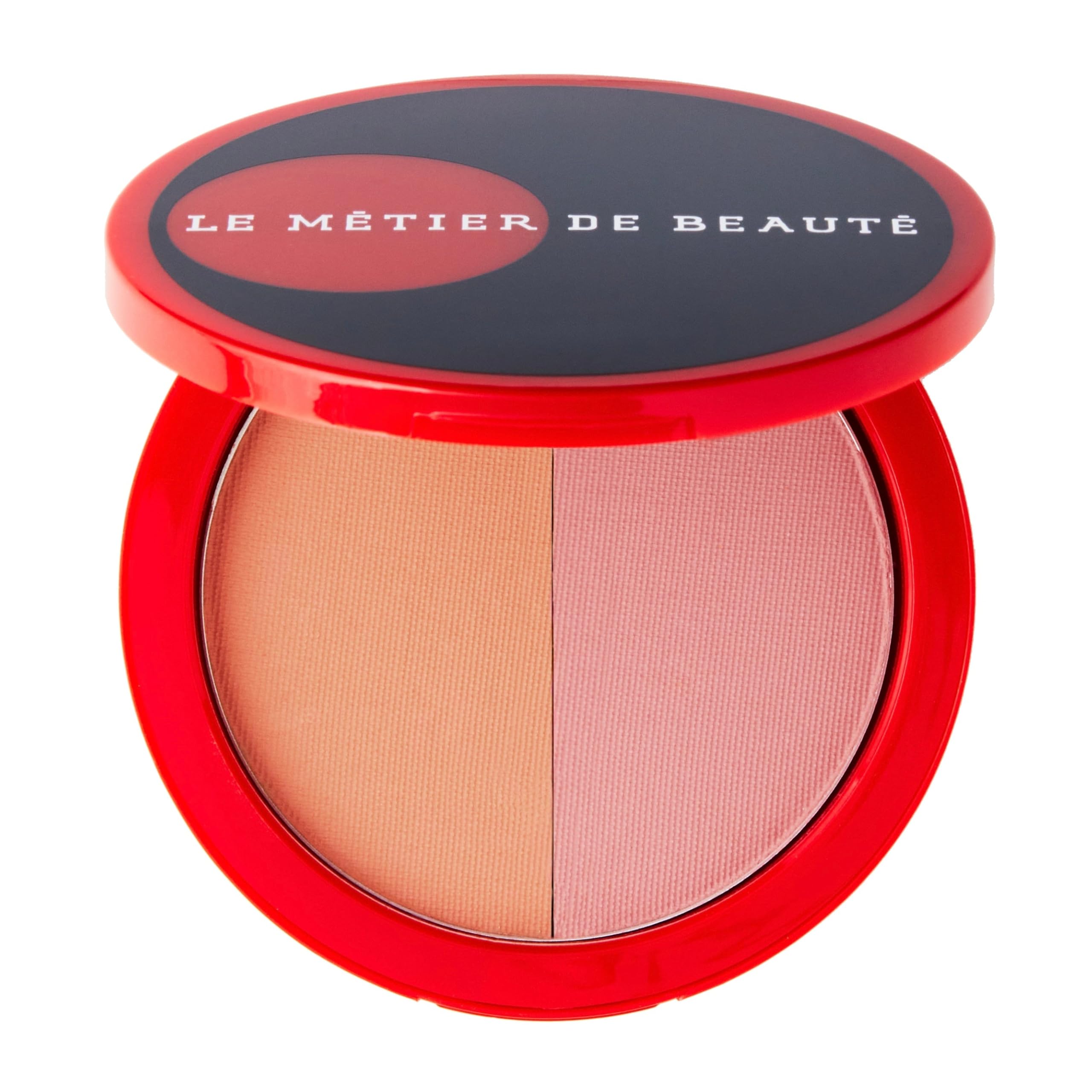 MĒTIER Blush Bronzer Duo for a Radiant, Sun-Kissed Glow, Magnetic Compact (Bisou Bisou) Le Metier De Beaute Au supplements