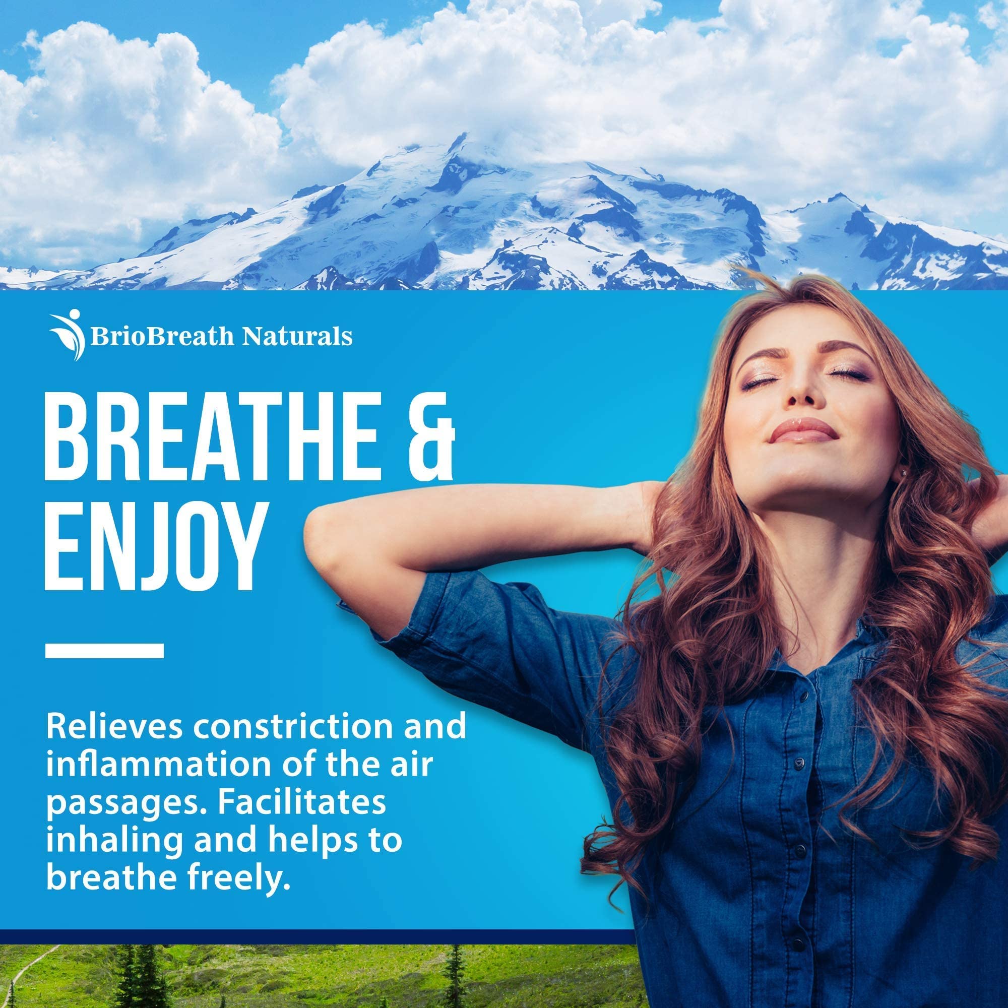 Lung Support Supplement - Natural Capsules for Lung Cleanse and Detox BRIOBREATH NATURALS Au supplements