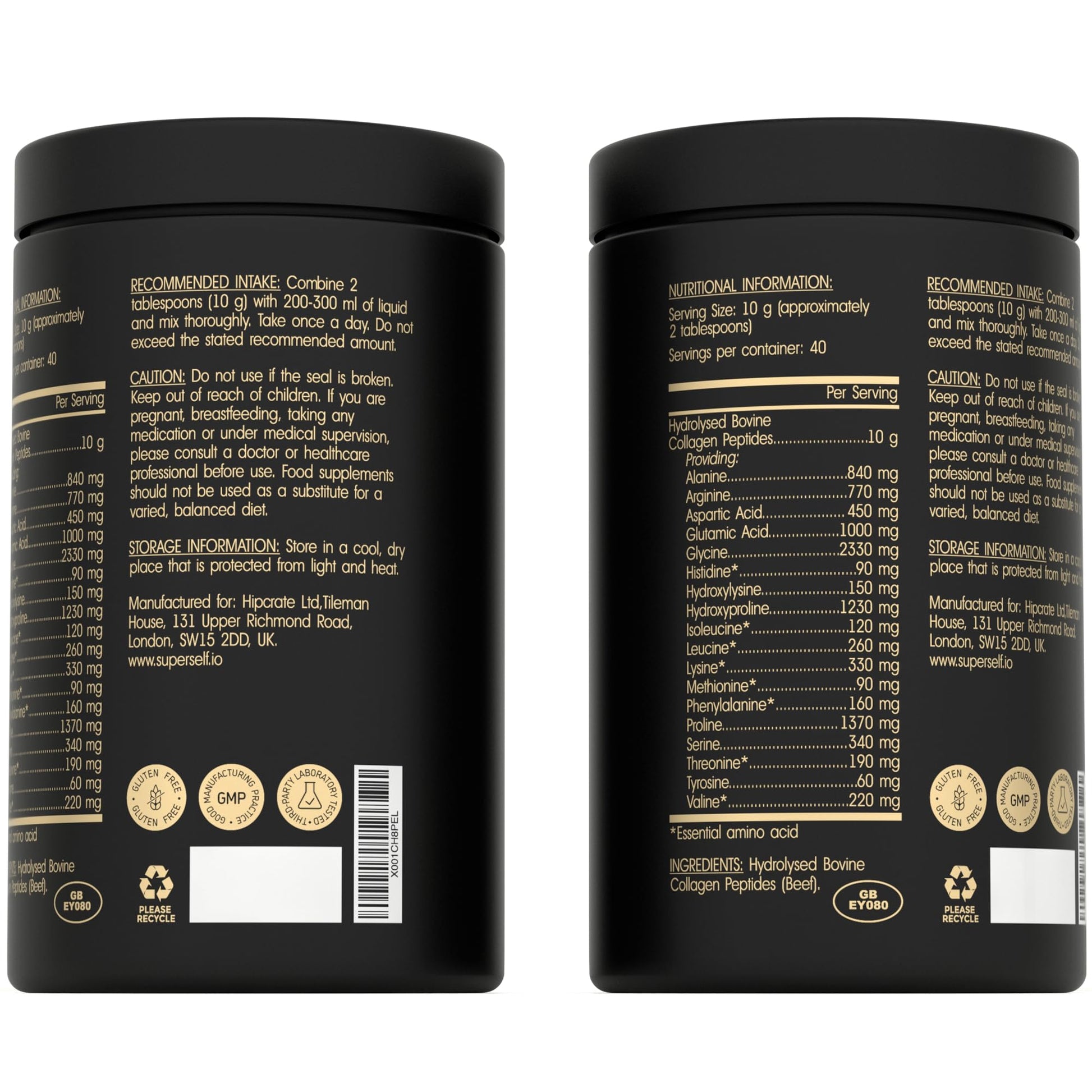 Premium Collagen Powder - Collagen Supplements for Women & Men - Pure Bovine Collagen Peptides 400g SuperSelf Au supplements
