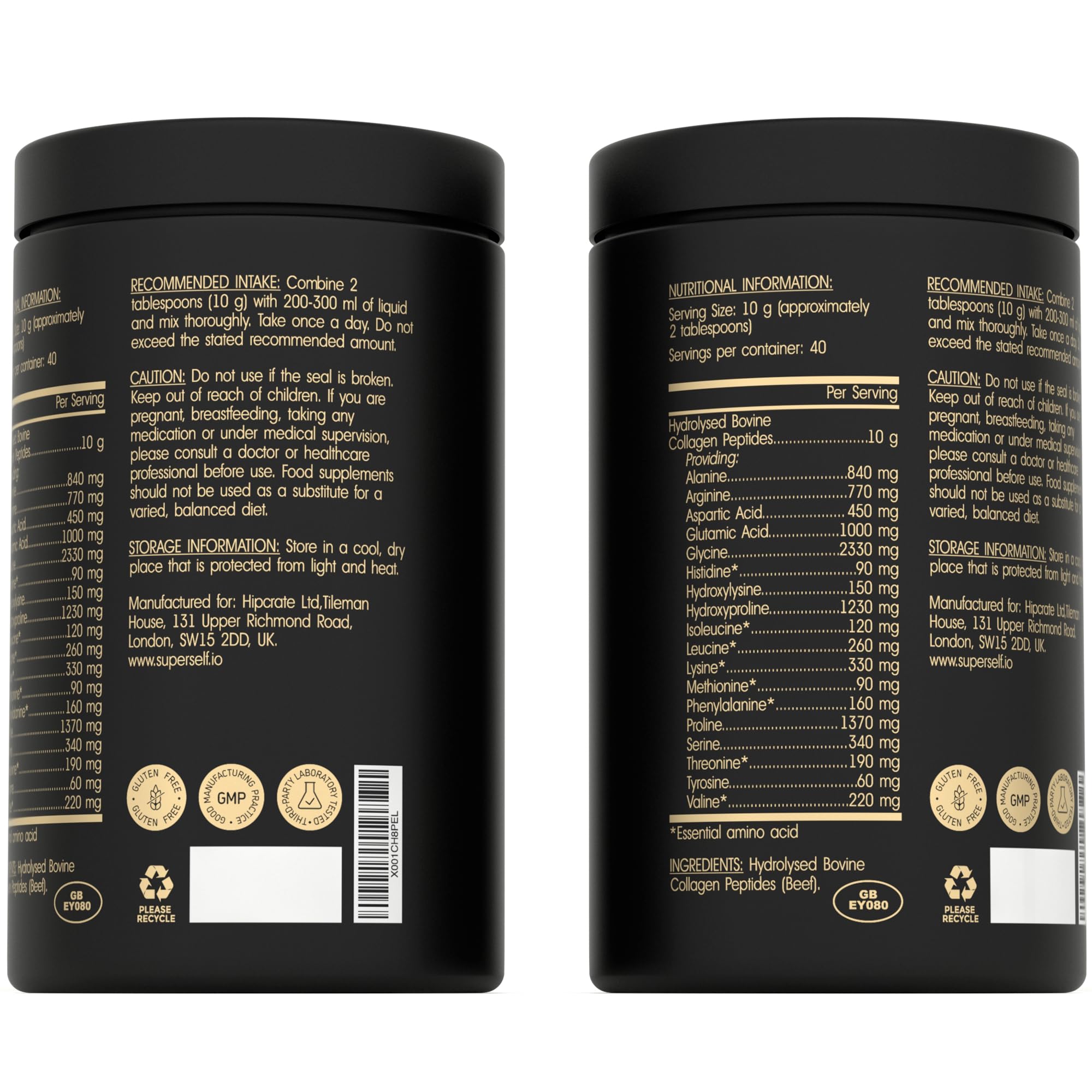Premium Collagen Powder - Collagen Supplements for Women & Men - Pure Bovine Collagen Peptides 400g SuperSelf Au supplements