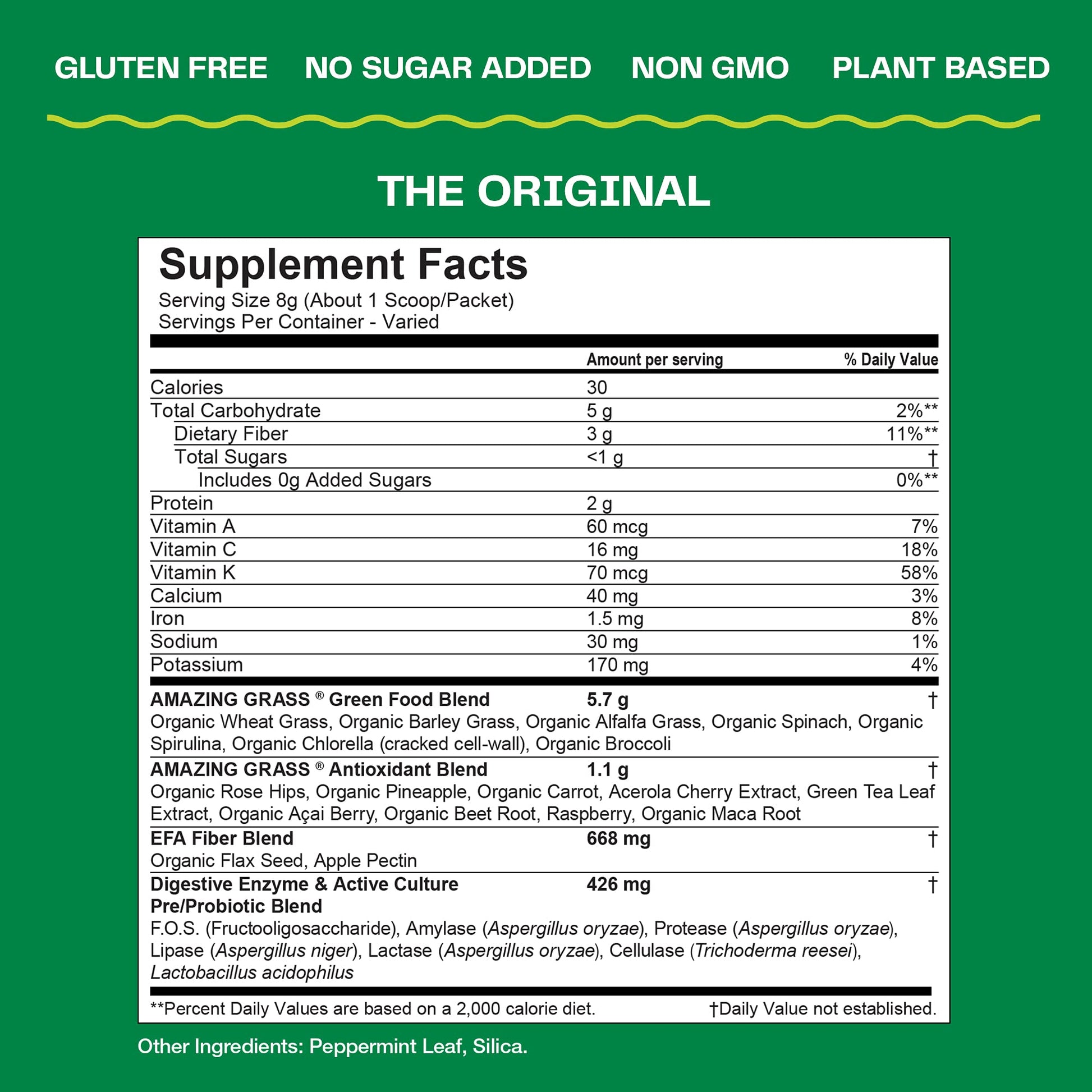 Amazing Grass Greens Blend Superfood: Super Greens Powder Smoothie Amazing Grass Au supplements