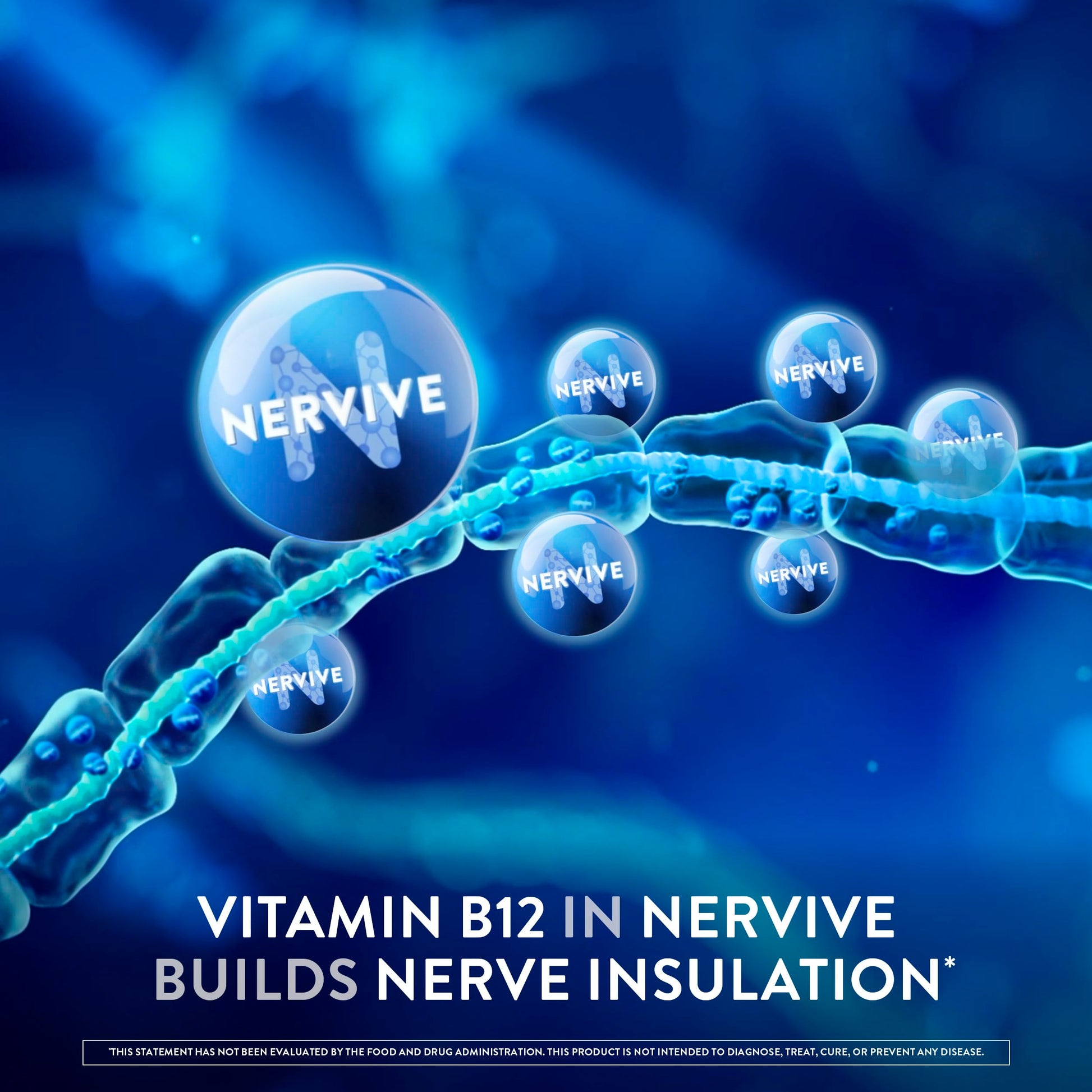 Nervive Nerve Health, Alpha Lipoic Acid, Fortify Nerve Health, Healthy Nerve Function, Healthy Blood Circulation, Supplement, Tablet, 60 Tablets Nervive Au supplements