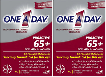ONE A DAY Proactive 65+, Mens & Womens Multivitamin, Supplement with Vitamin A, Vitamin C, Vitamin D, and Zinc for Immune Health Support ONE A DAY Au supplements