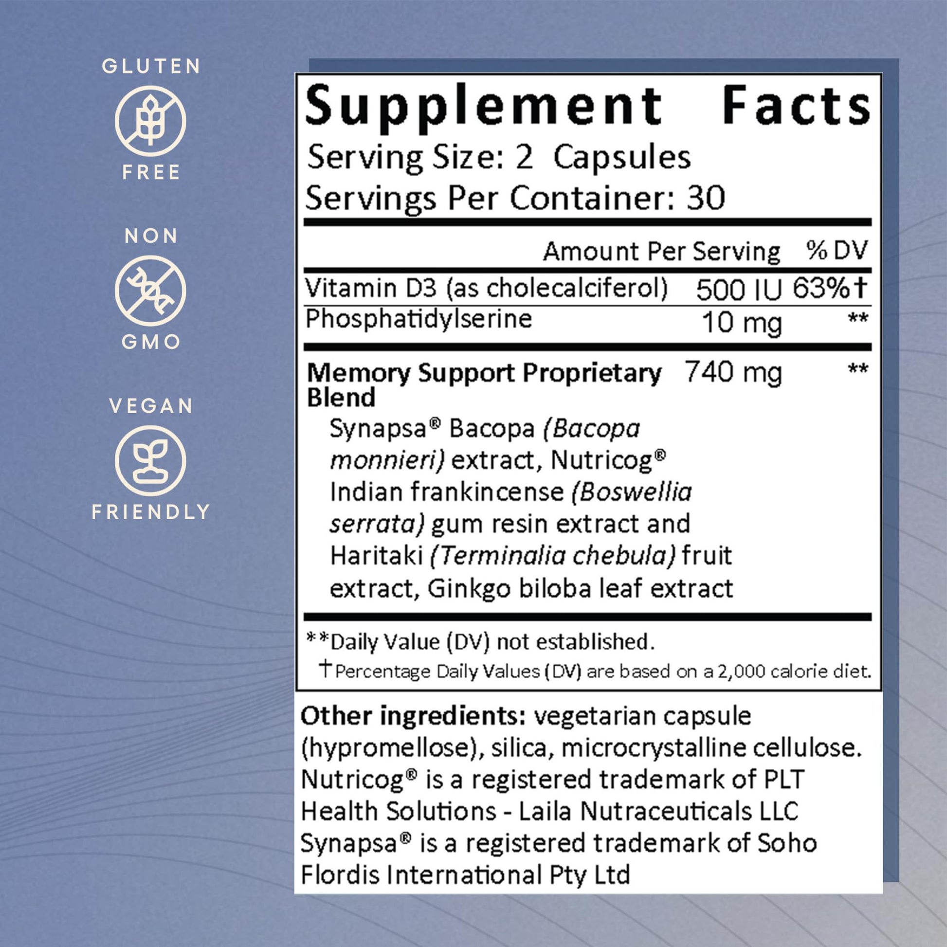 EcoNugenics Memory Boost Supplement – Clinically Studied Ingredients to Support Brain Focus & Health – Nootropic Formula with Bacopa Monnieri, Boswellia Serrata & Ginkgo Biloba Extract – 60 Capsules EcoNugenics Au supplements