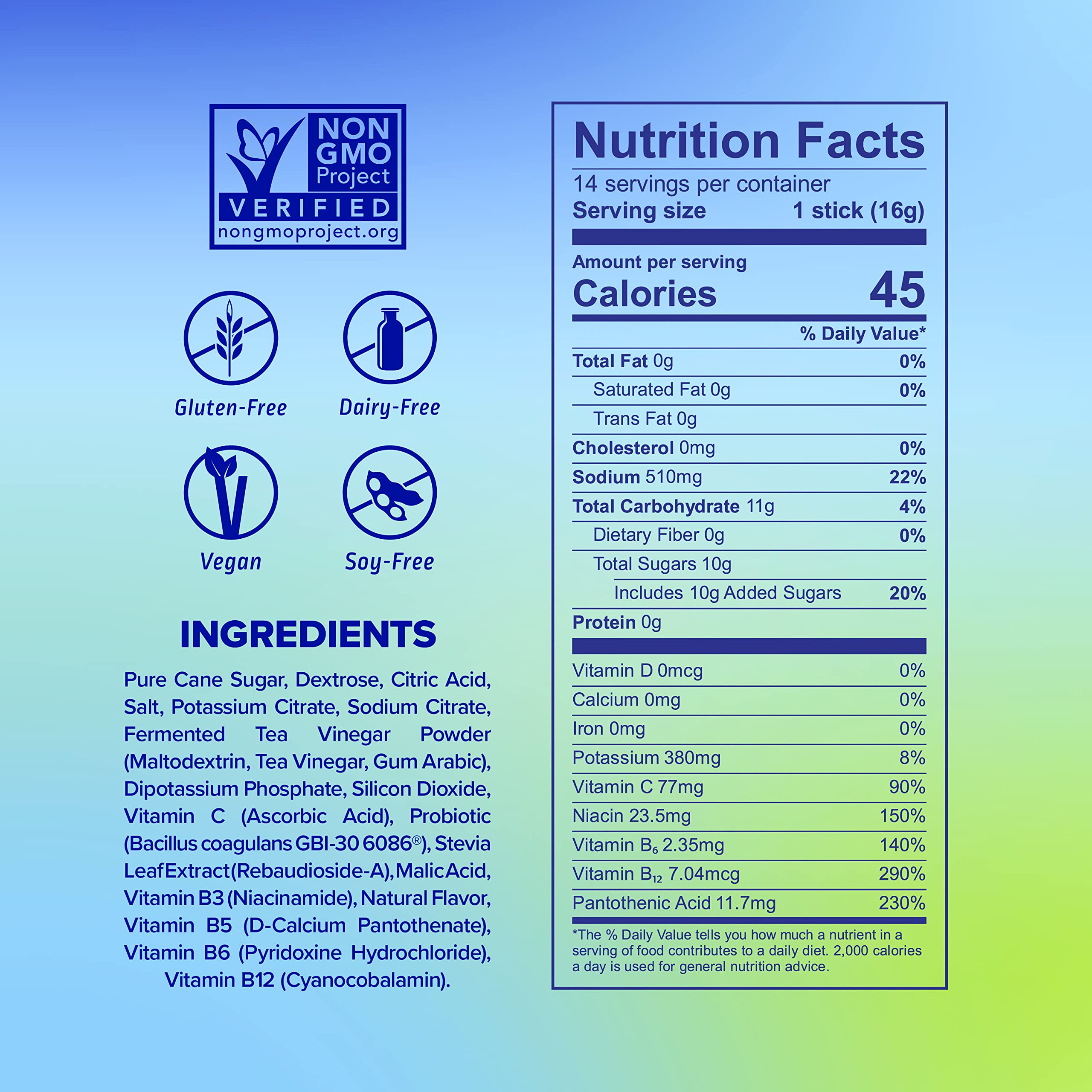 Liquid I.V. Hydration Multiplier + Probiotic Kombucha - Tart Green Apple - Hydration Powder Liquid I.V. Au supplements