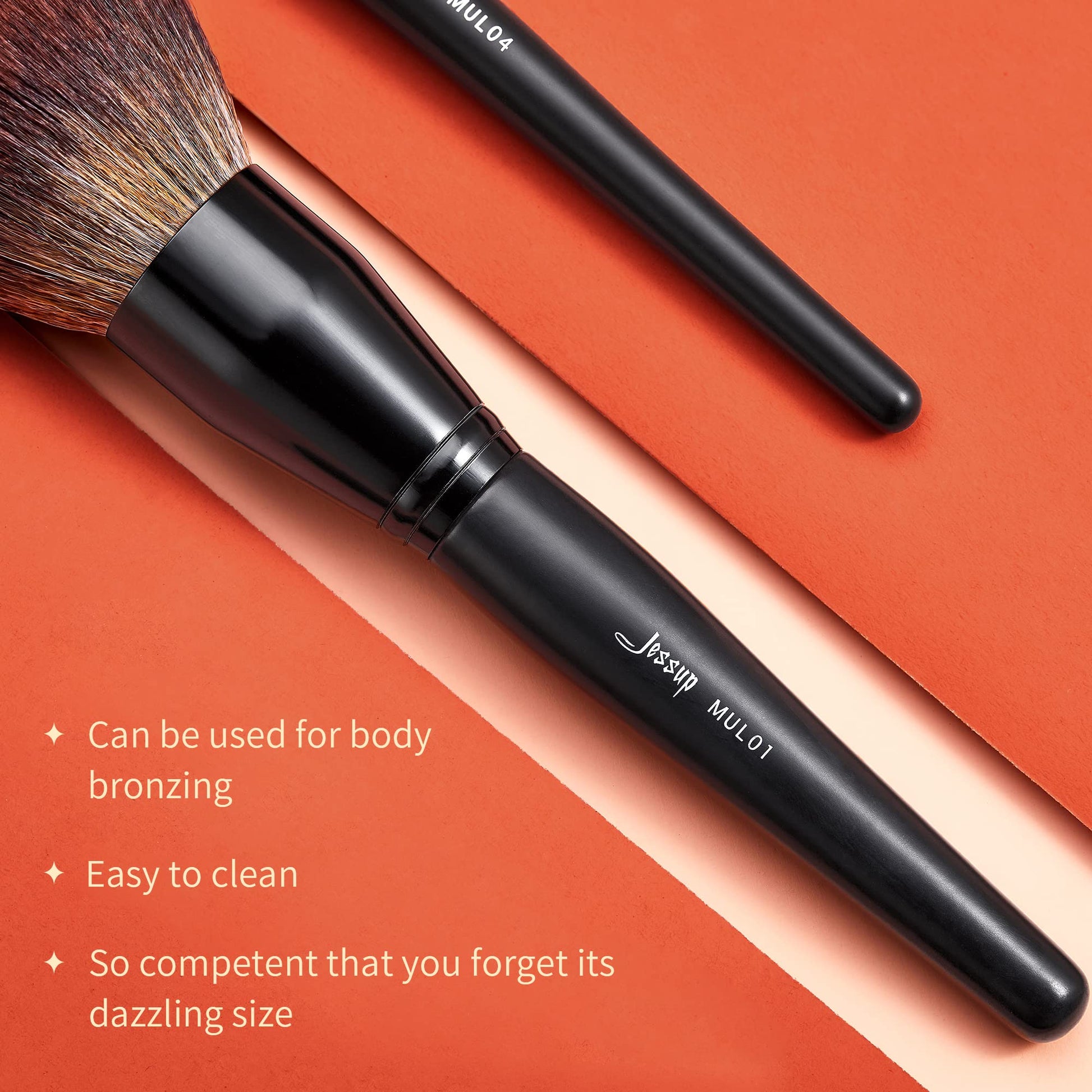 Jessup Powder Makeup Brush, Large Finishing Mineral Powder Brush for Full Face, Body Makeup, Vegan Flawlessly Face Brush for Powder, Blush & Bronzer MUL01 Jessup Au supplements