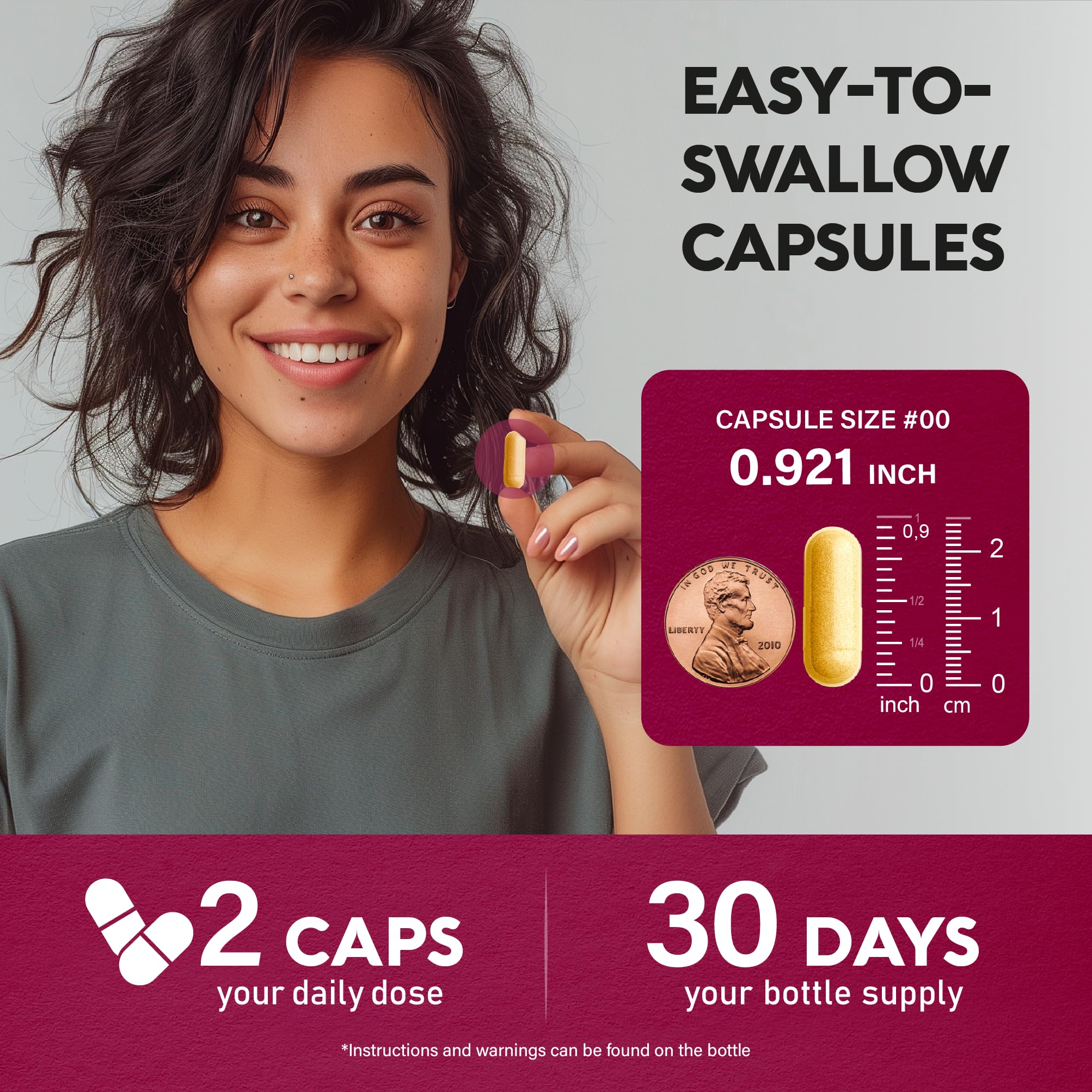 Vitamin B Complex for Men & Women - Riboflavin B2, B12, B1, B3, B5, B6, B7, B8, B9 | Vitamin C, Choline, Inositol - B-Complex Supplement - Energy, Brain & Heart Support - Made in USA, 60 Vegan Caps NUTRAHARMONY Au supplements