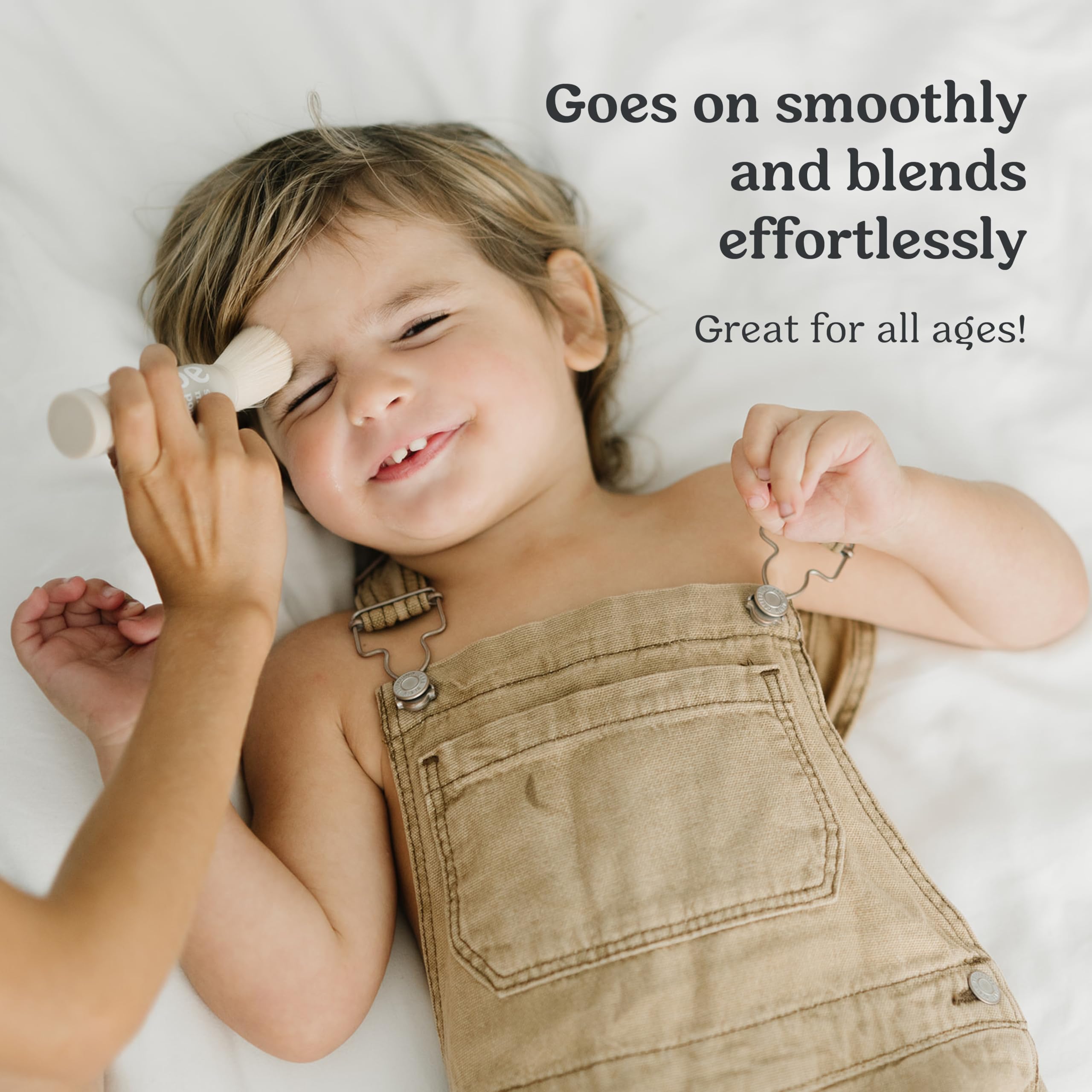 Roe Wellness- Kids SPF 50 Brush On Mineral Sunscreen Powder EWG, Reef-Friendly, Easy to Apply for Kids, Babies & Parents