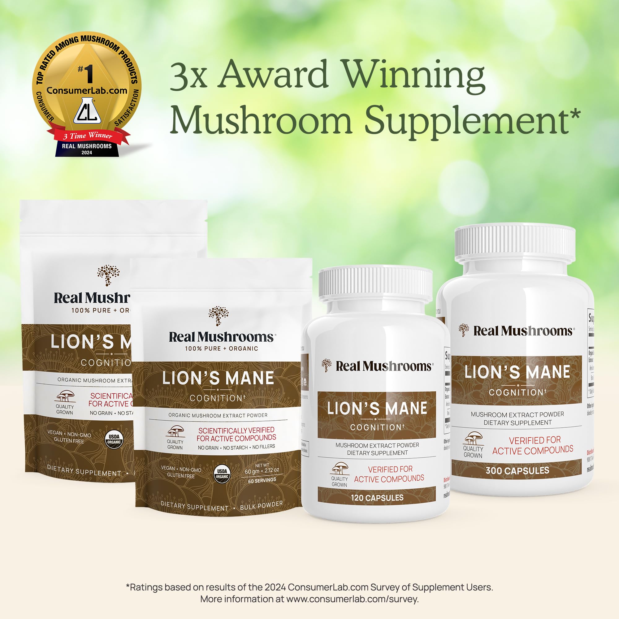 Real Mushrooms Lion’s Mane Powder - Organic Lions Mane Mushroom Extract Real Mushrooms Au supplements