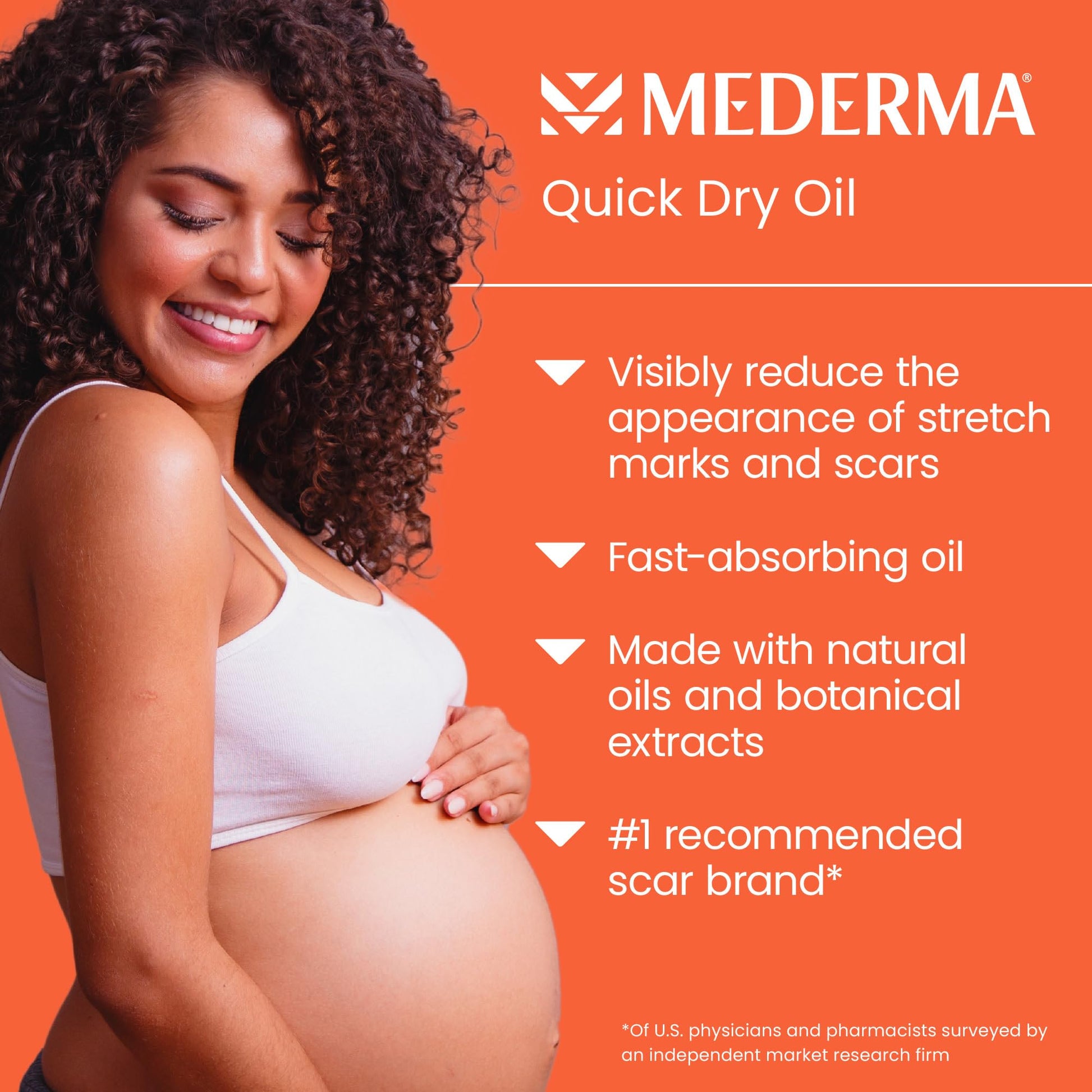 Mederma Quick Dry Oil, Scar and Stretch Mark Treatment, Helps to Improve the Appearance with Natural Botanical Extracts, Paraben Free, Fast-Absorbing, 3.4oz (100ml) Mederma Au supplements