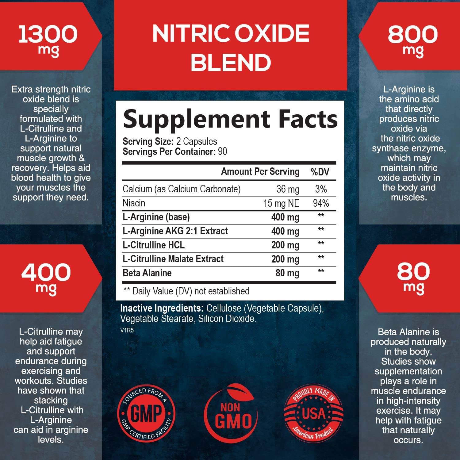 Extra Strength Nitric Oxide Supplement L Arginine 3X Strength - Citrulline Malate, AAKG SILVERONYX Au supplements